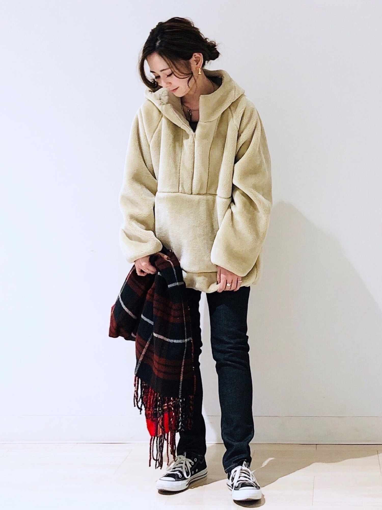 AMERICAN HOLIC（アメリカンホリック）の「ハーフZIPボアパーカー