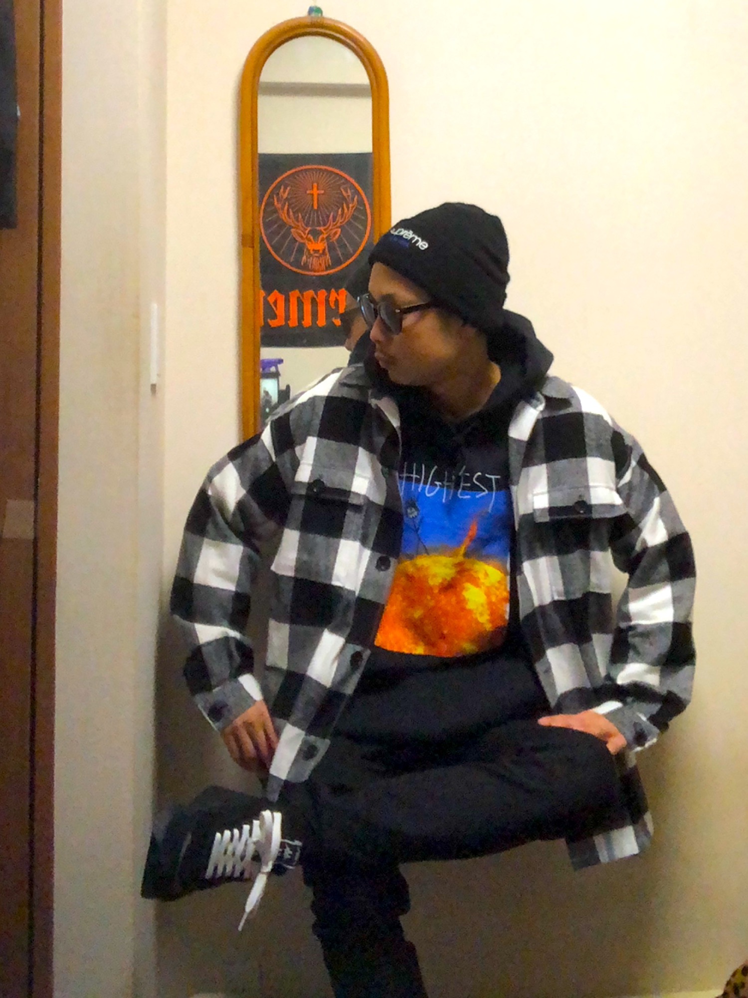 RAGEBLUE（レイジブルー）の「バッファローチェックCPOジャケット