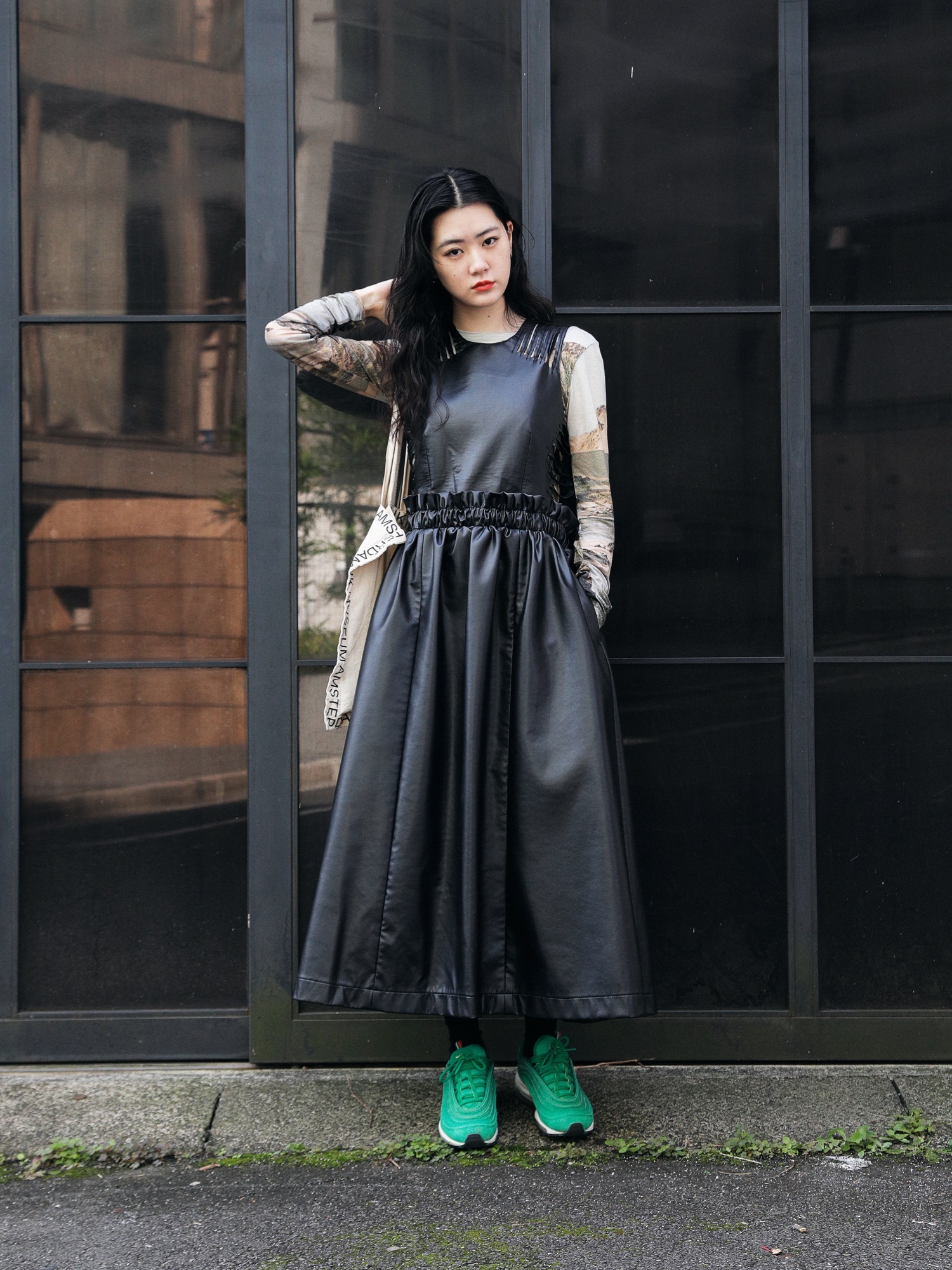 noir kei ninomiya ロングワンピース ドレス-