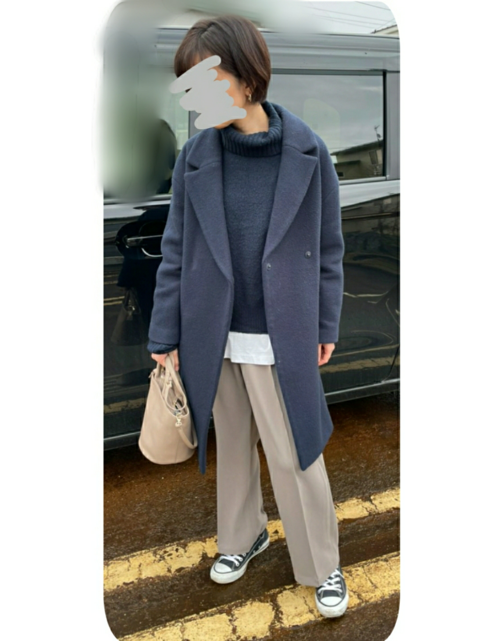 SLOBE IENA（スローブイエナ）の「ビッグラペルオーバーコート