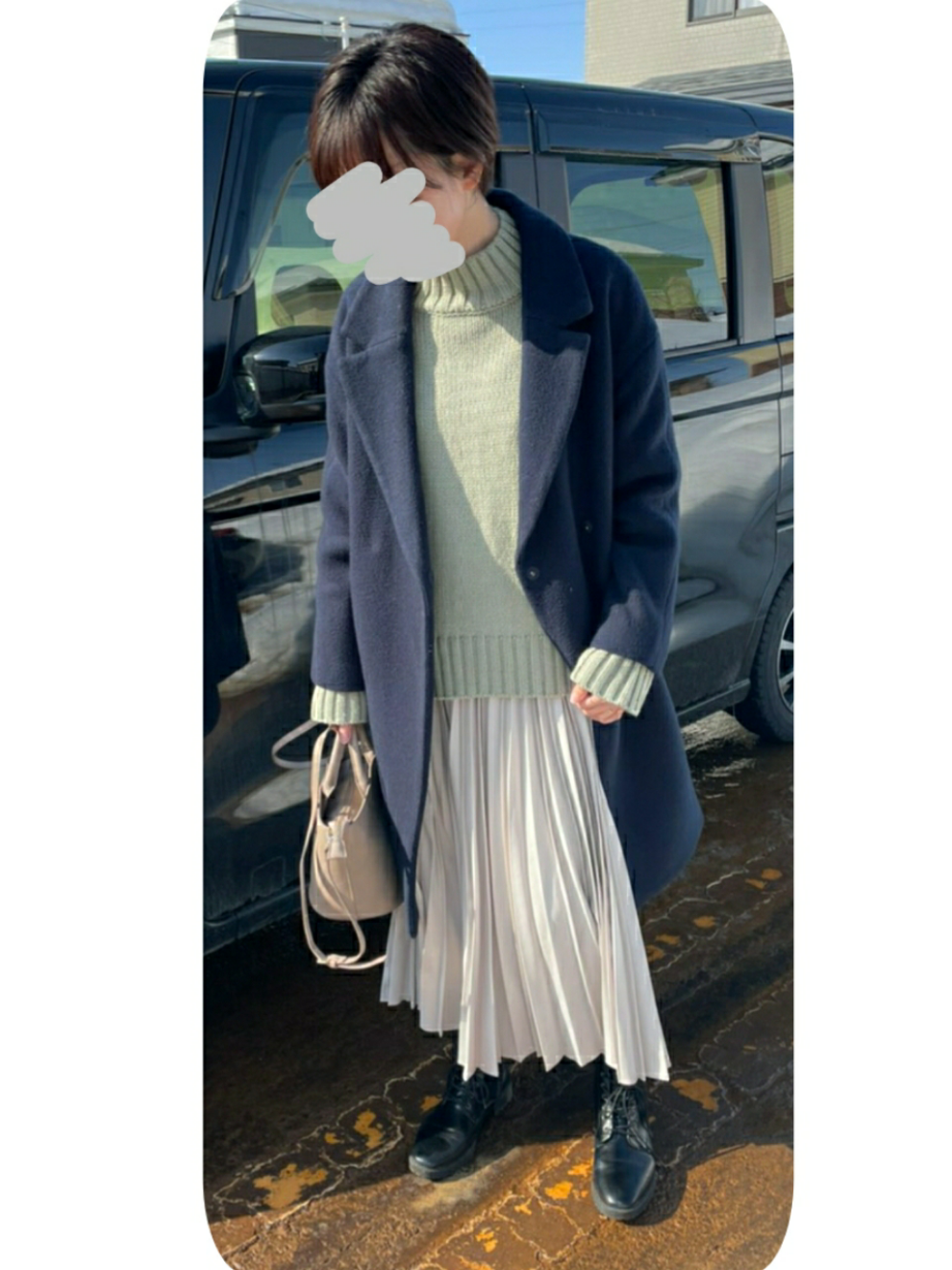 SLOBE IENA（スローブイエナ）の「ビッグラペルオーバーコート