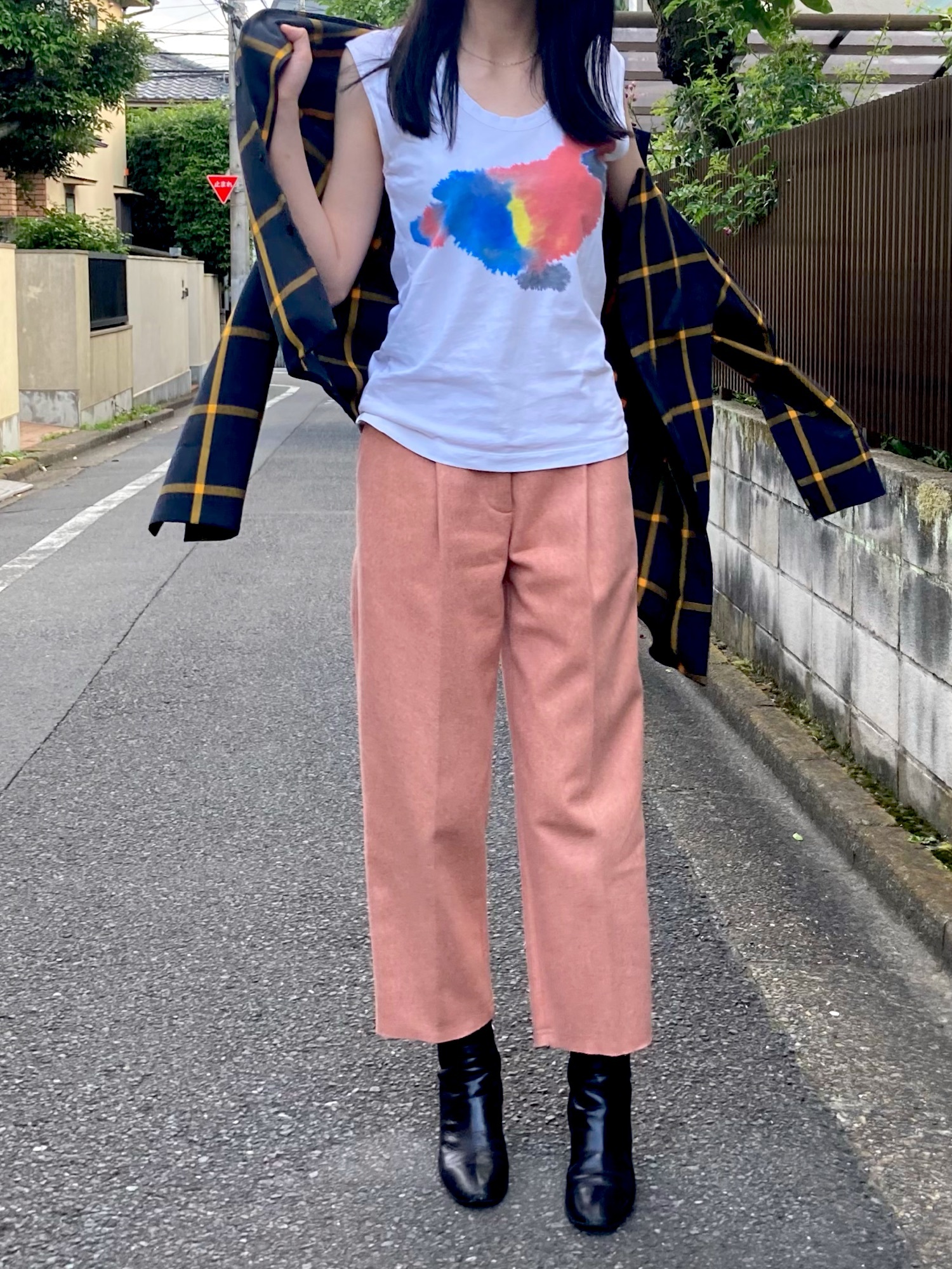 Acne Studiosのその他パンツ（ピンク系）を使った人気ファッション 