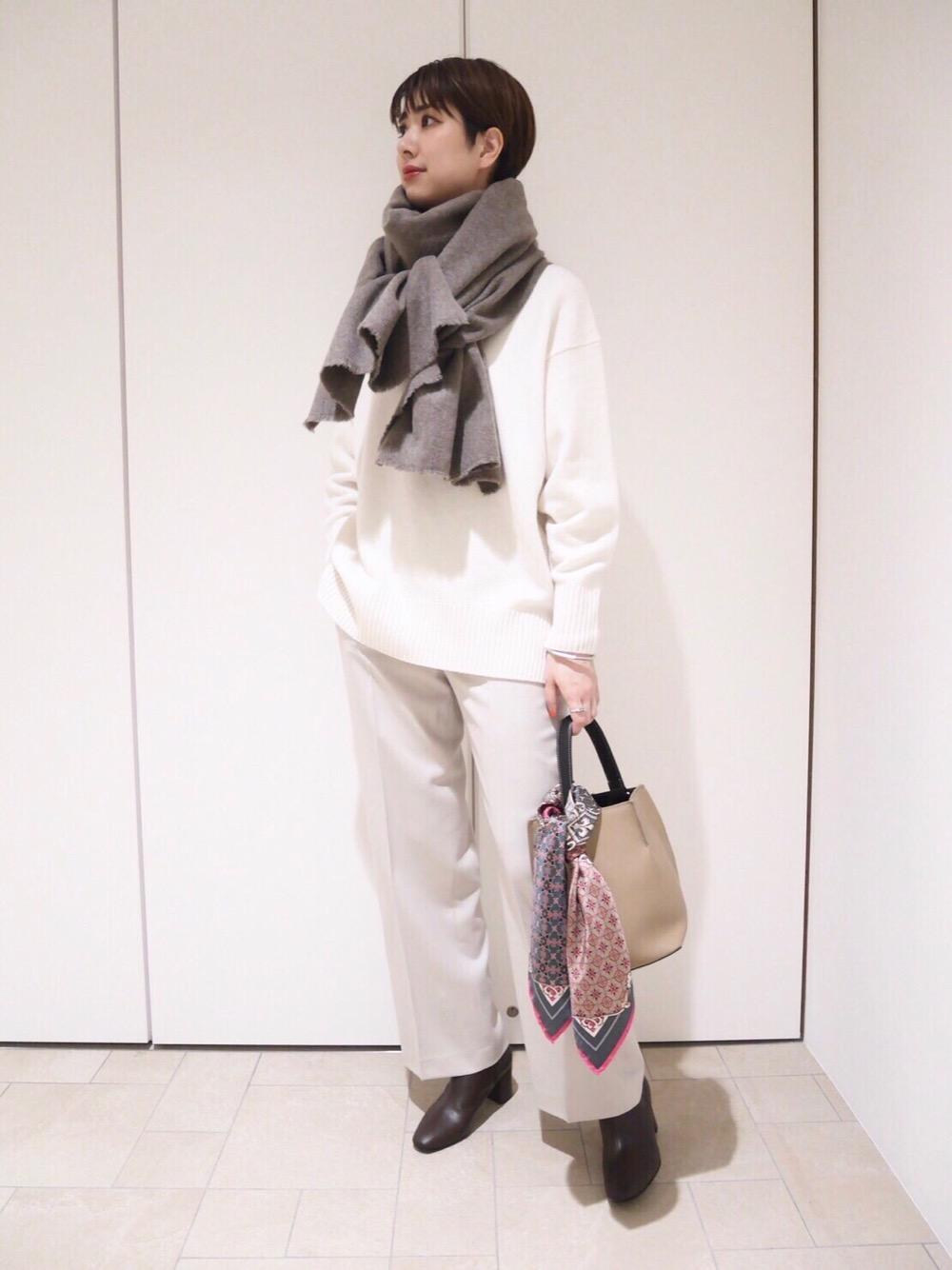 ASAUCE MELERスポンディッシュ VEL ストールブラウングレー