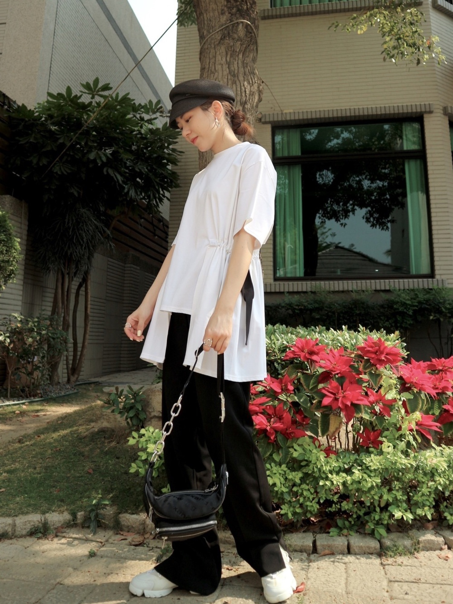 CLANE（クラネ）の「【CLANE】サイドリボントップス SIDE RIBBON TOPS 