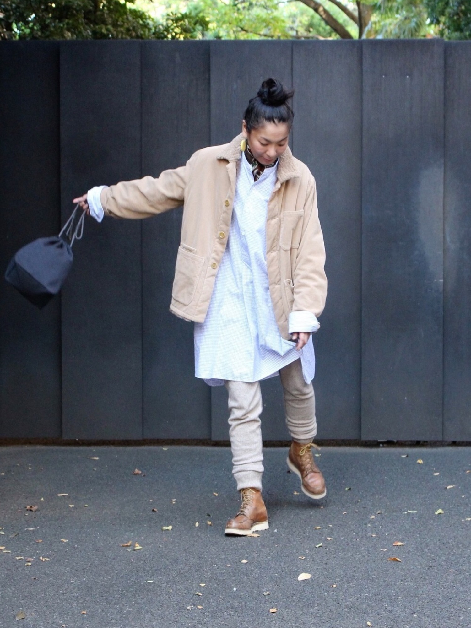 45R（フォーティファイブアール）の「コーデュロイ×ボアの908