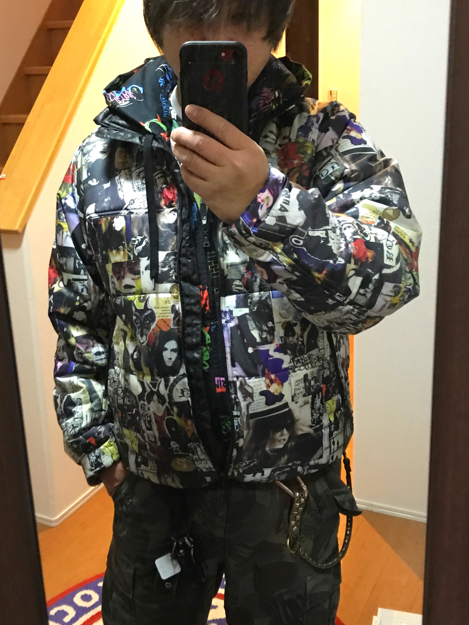 1675M【コラボ】ヒステリックグラマー×ロイヤルトラックス☆総柄ジャケット 1675M【コラボ】ヒステリックグラマー×ロイヤルトラックス☆総柄