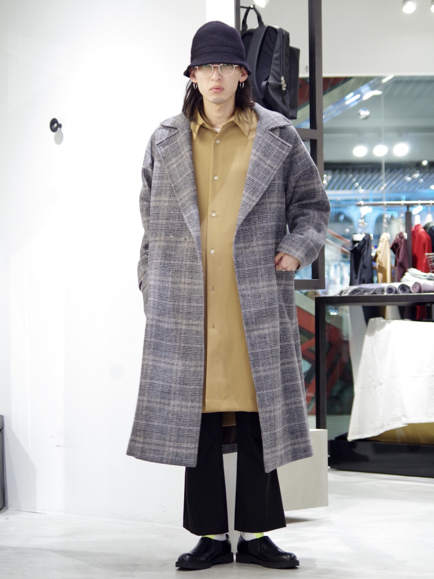 SCHA  シャー　ウール　ワイヤーハット　試着のみ milsa Polysheet Sailour | 57.5cm(75） BLACK(01） | milsa