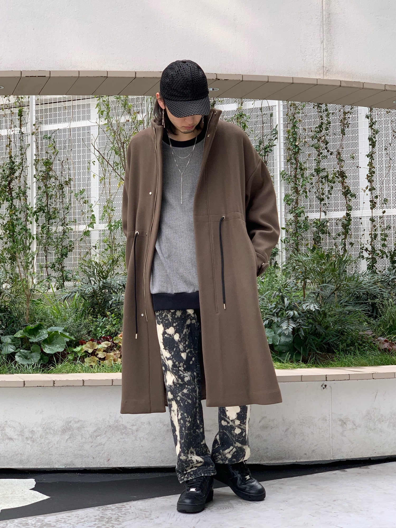 Lui's（ルイス）の「イタリーファブリック ロング丈ビッグモッズコート