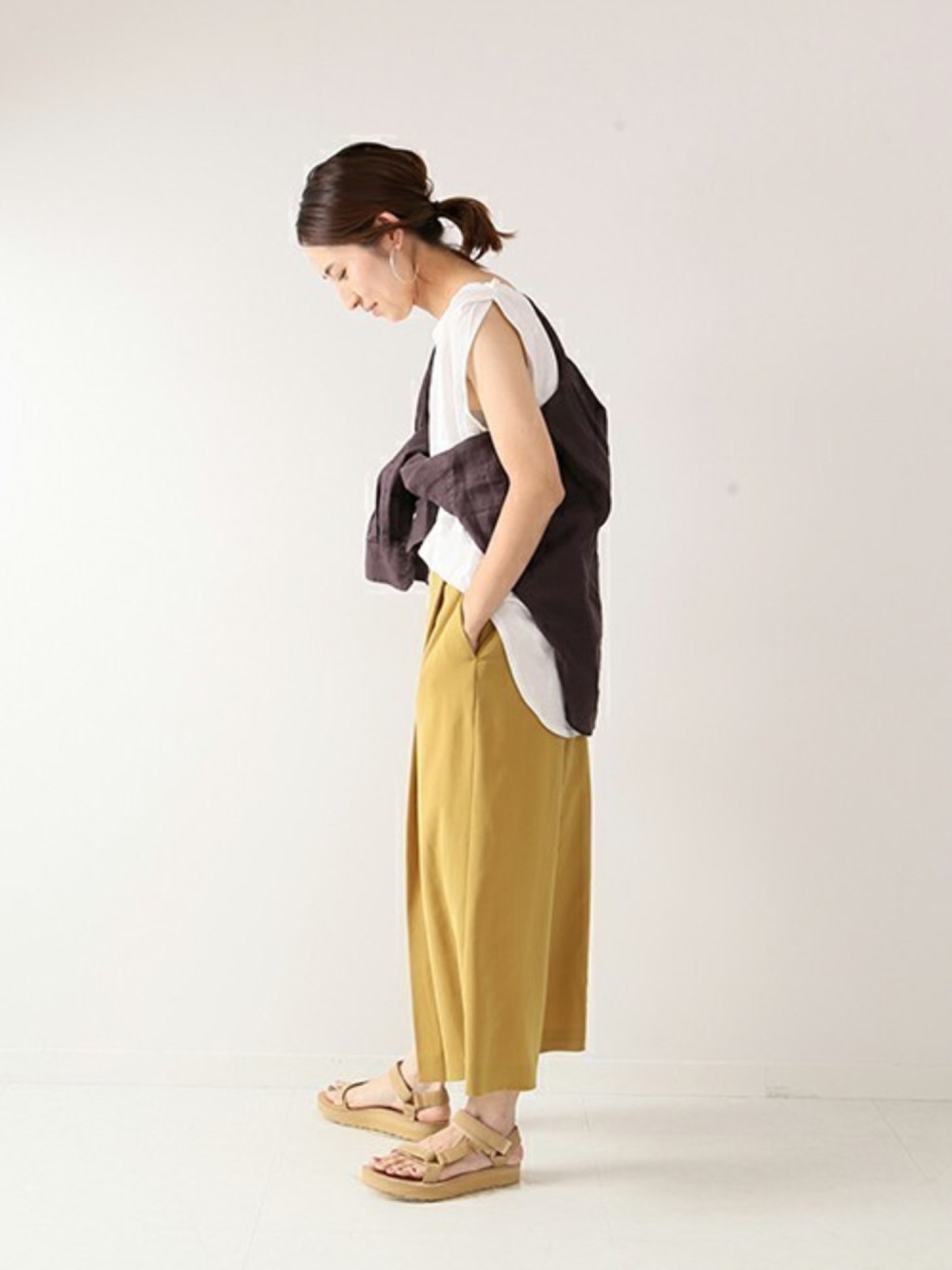 ★金子綾×FRAMeWORK コラボパンツ フレームワーク】新品 金子綾コラボ パンツ