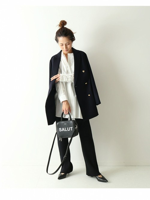 FRAMeWORK ダブルブレストジャケット　テーラードジャケット セール】メタルボタンダブルブレストジャケット（テーラードジャケット