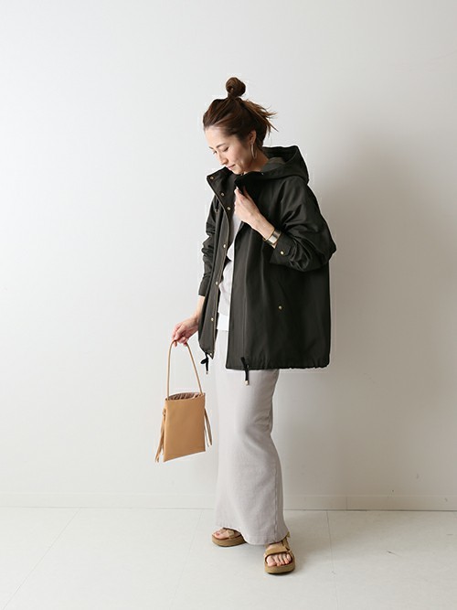 FRAMeWORK（フレームワーク）の「C/PEフードミドルブルゾン2