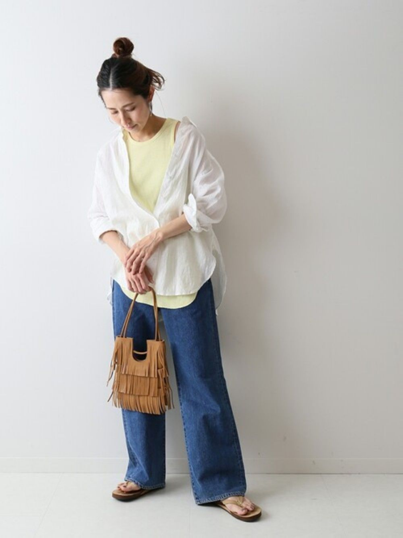 フレームワーク　フレンチリネン 2WAY シャツ FRAMeWORK(フレームワーク)の「FRENCH LINEN 2WAY SH」 - PARTE