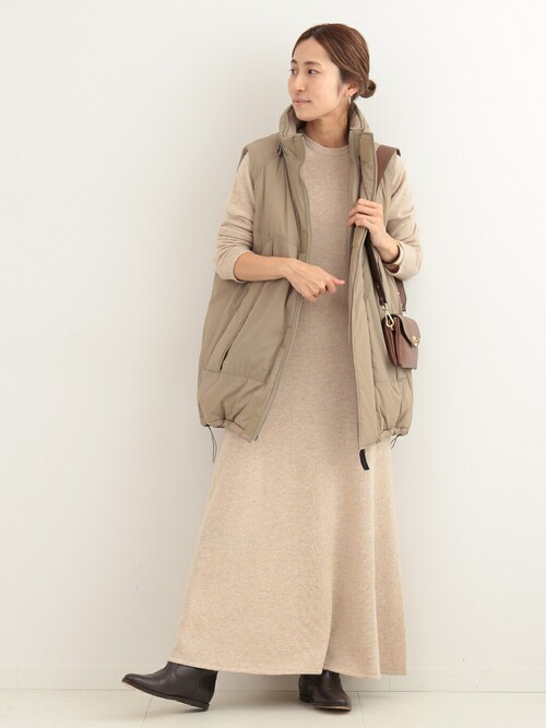 FRAMeWORK（フレームワーク）の「カシミヤ混ニットワンピース