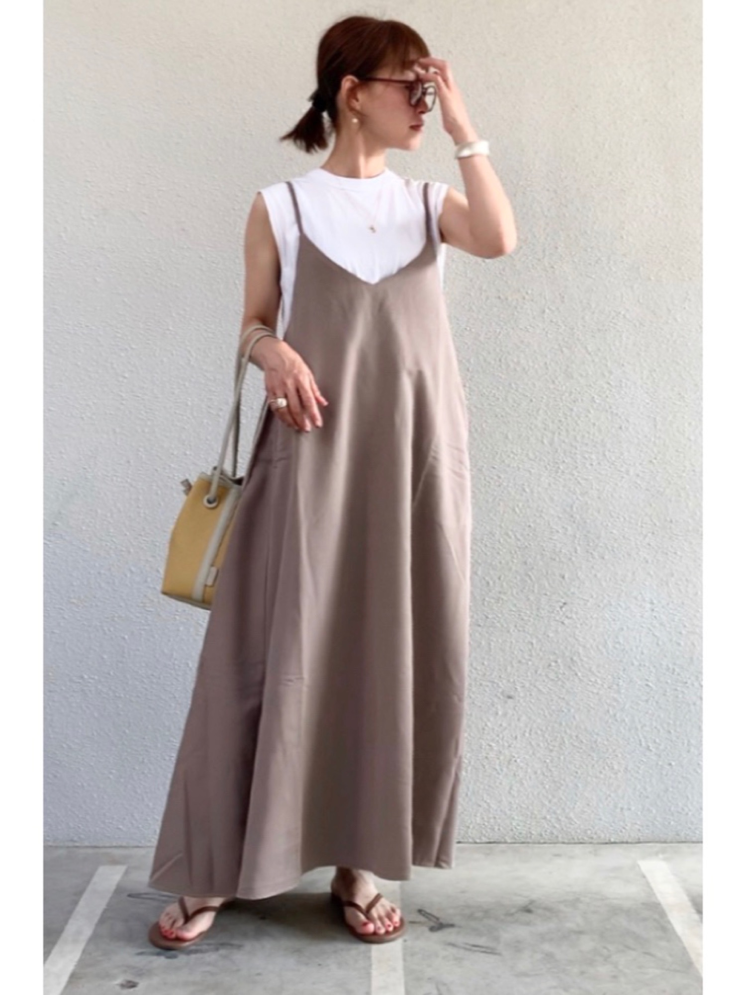 ATON ラウンドヘムタンクT DRY COTTON JERSEY | ROUND HEM TANK TOP – ATON | エイトン