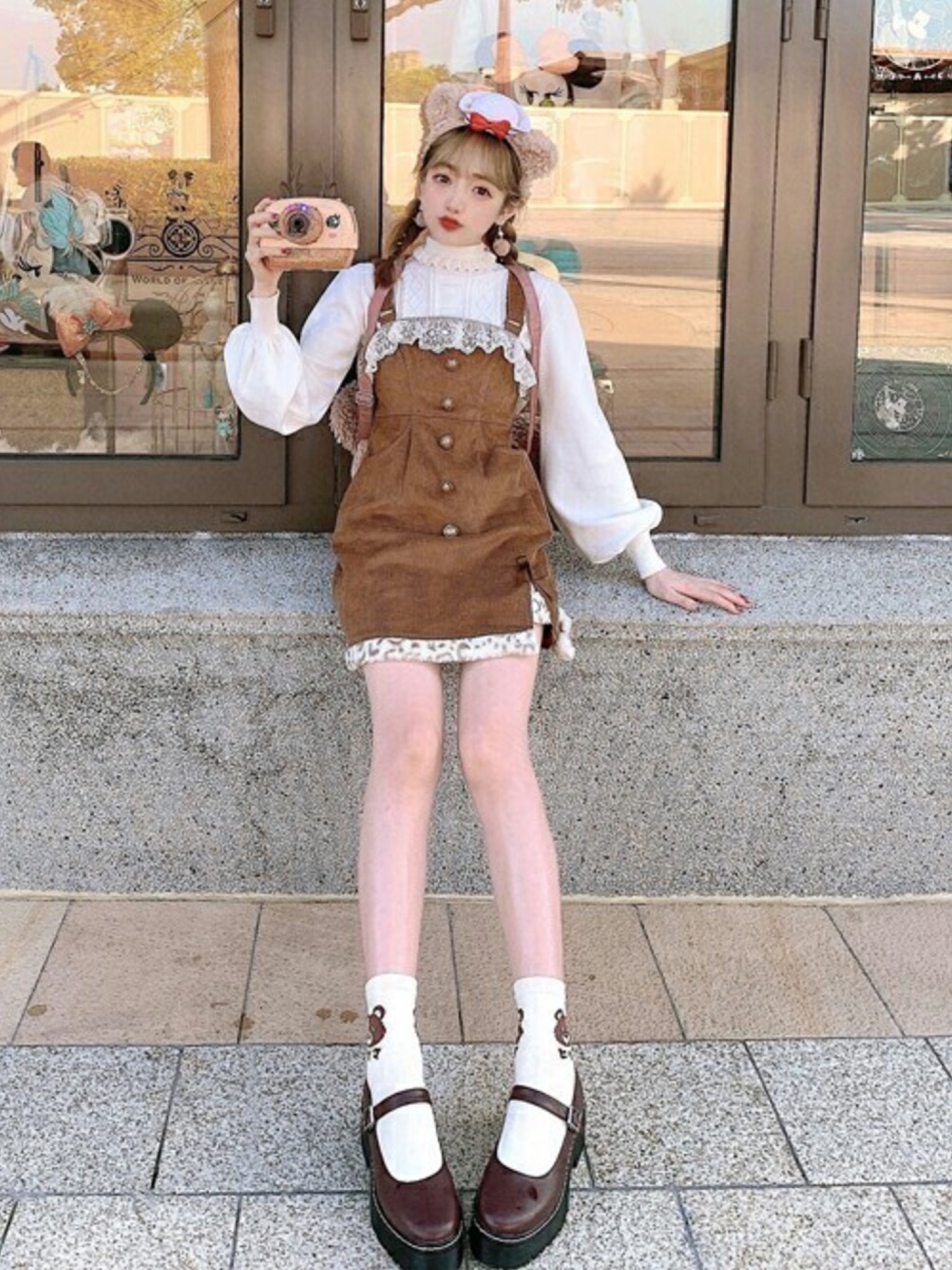 Bobon21（ボボンニジュウイチ）の「レトロガーリーコーデュロイ