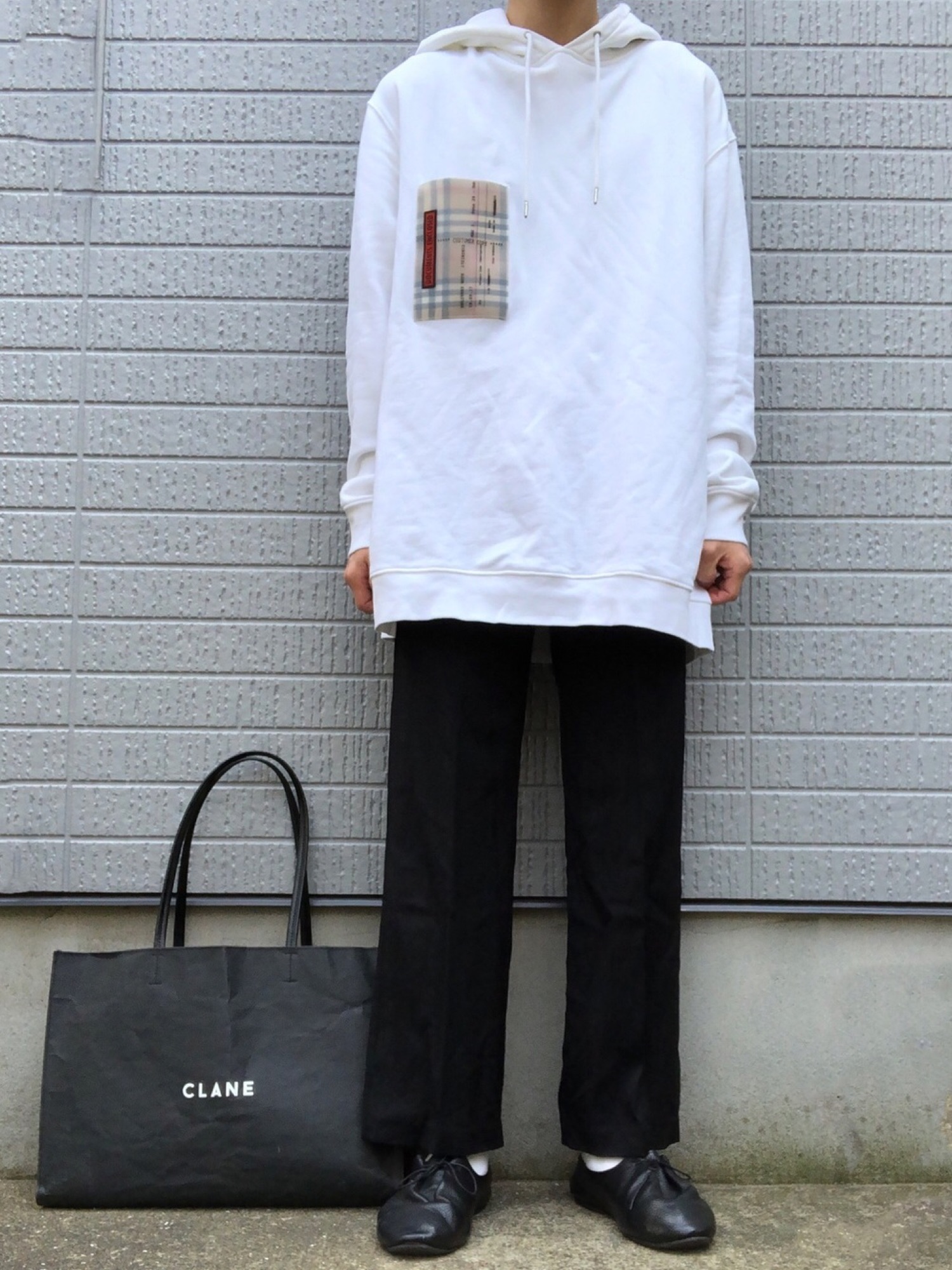 箱付き☆クラネ 厚底 23cm 36 ブラック 黒 レザー 牛革 CLANE CLANE（クラネ）の「SHOPPER BAG（トートバッグ）」 - WEAR