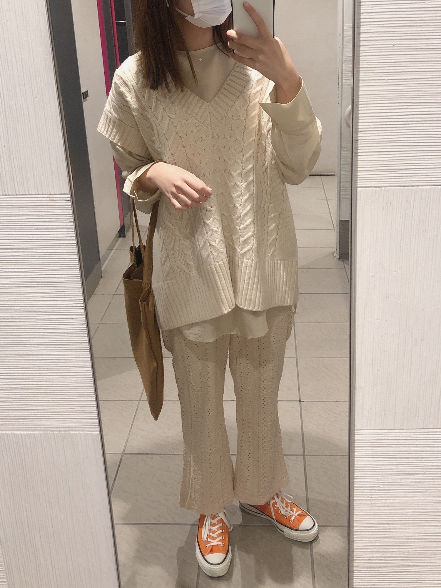 花柄★リネン★ハイライズ★フレアパンツ★ ZIMMERMANN flower（フラワー）の「レースフレアパンツ（その他パンツ