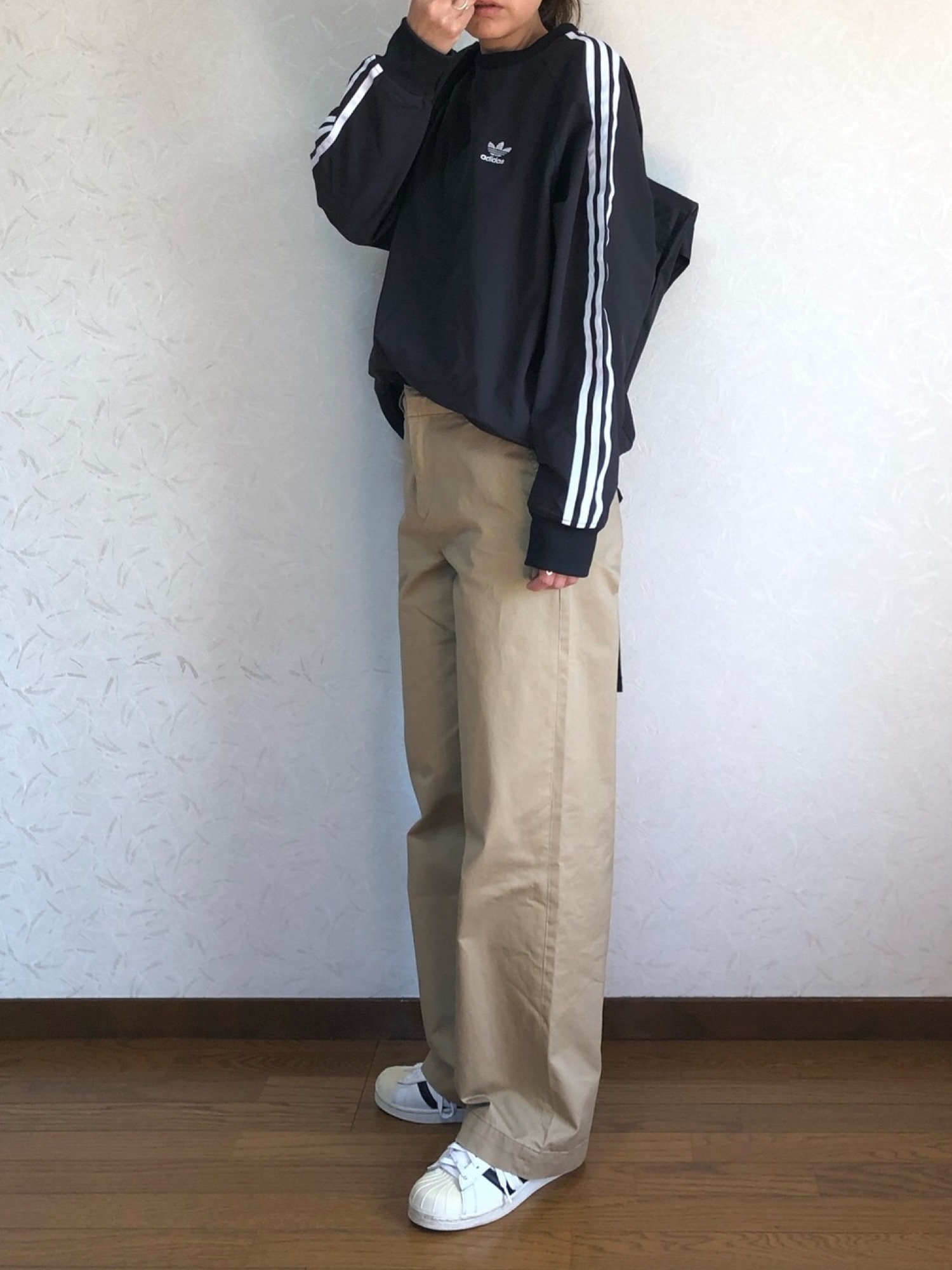 Ray BEAMS 別注 adidas ナイロン トラック プルオーバ Ray BEAMS（レイビームス）の「adidas Originals for BEAMS / 別注