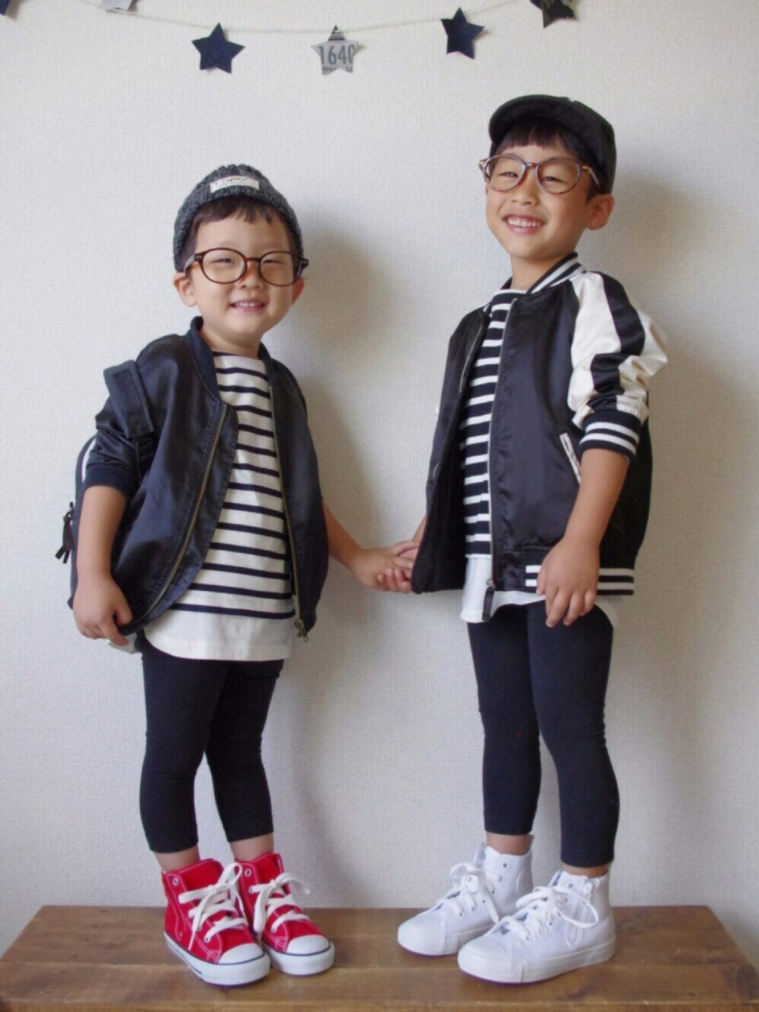 ママ＆ベビーを使った「スカジャン」のキッズ人気ファッション