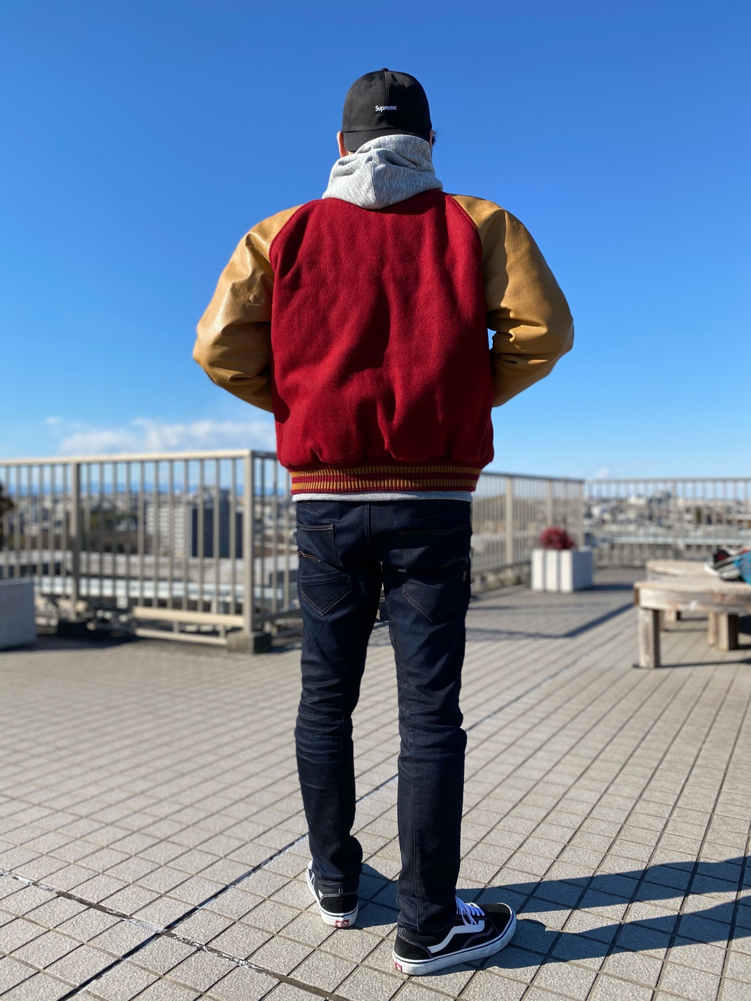 HEWITTのスタジャンを使ったメンズ人気ファッションコーディネート - WEAR