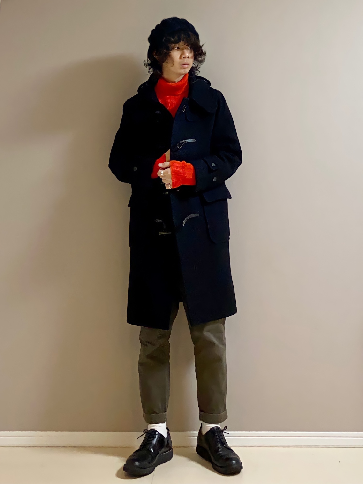 ダッフルコートを使った「COMME des GARCONS HOMME」の人気