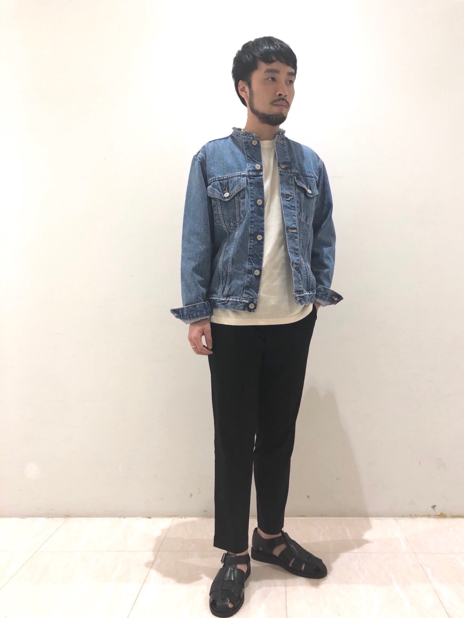 orSlow（オアスロウ）の「【orSlow】〈別注〉 ノーカラーデニム