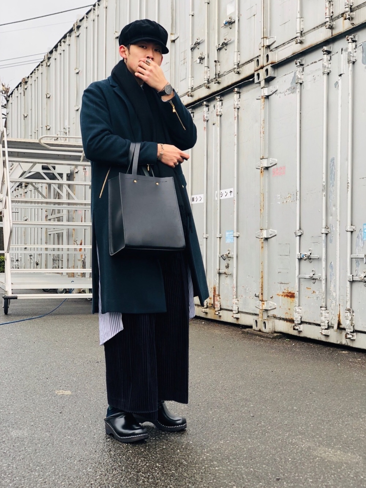 CULLNI（クルニ）の「ライダースチェスターコート（チェスターコート
