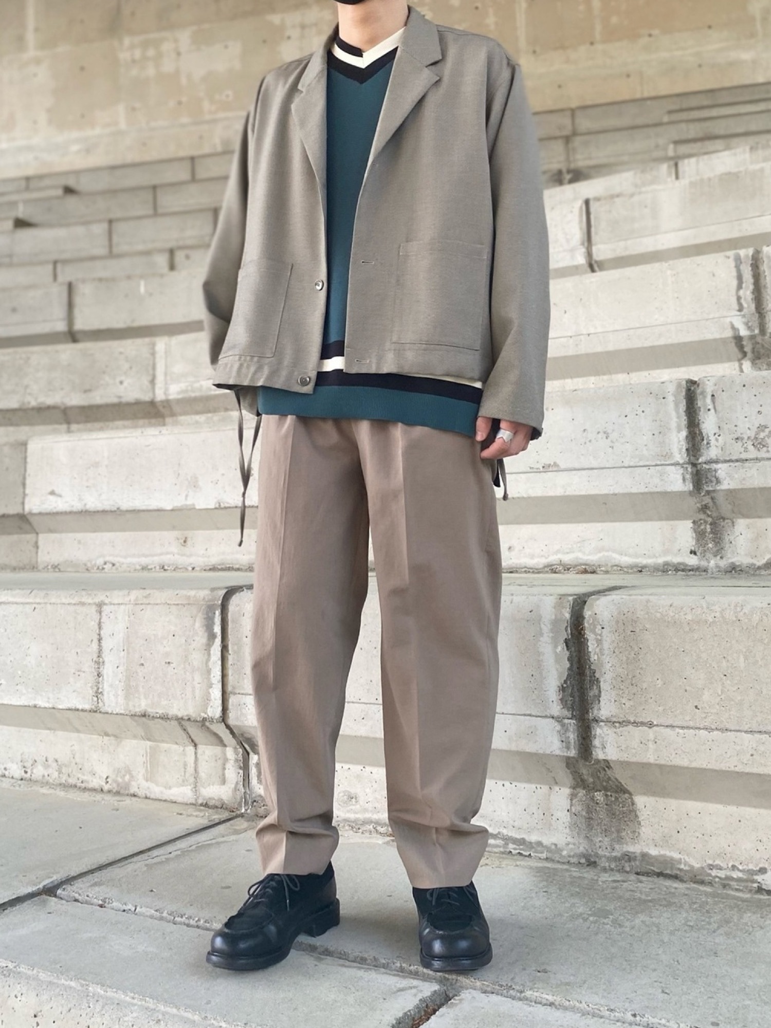 CULLNI（クルニ）の「2021春夏 アシンメトリーニット（ニット/セーター 