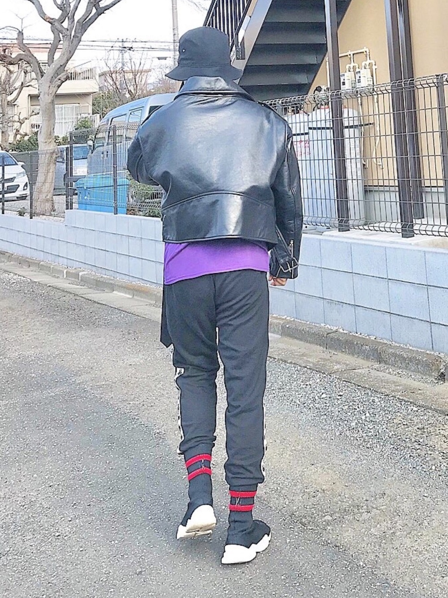 新品同様　BALENCIAGA バレンシアガ　名作　レザーライダースジャケット BALENCIAGA（ライダースジャケット）のフリマアイテム一覧