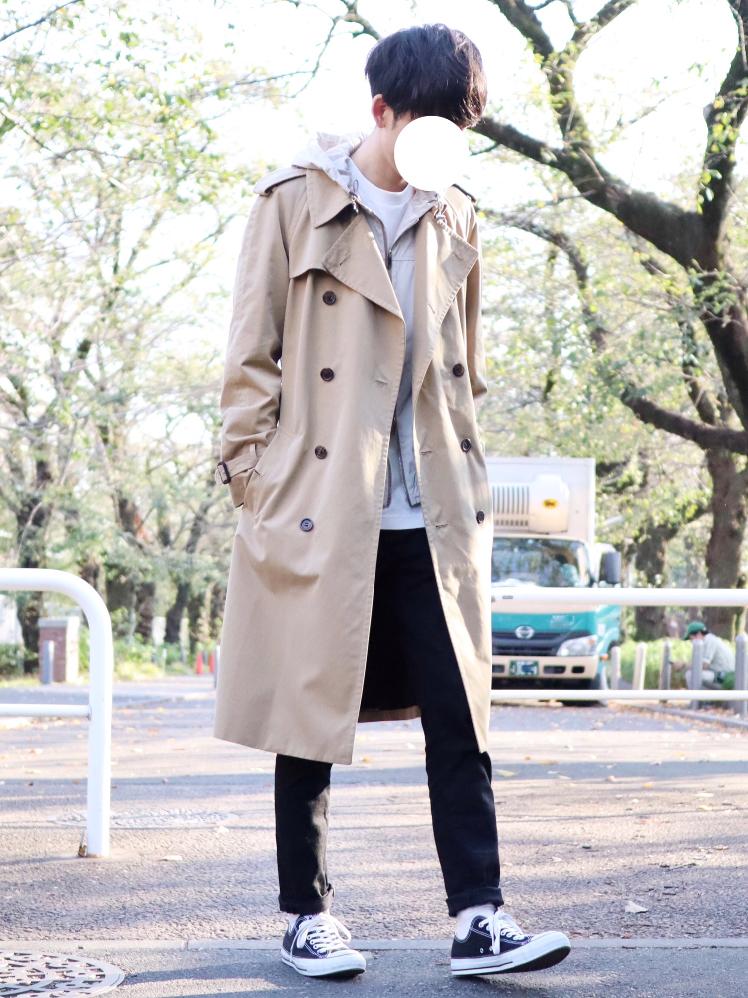 LITHIUM HOMME(リチウムオム) ベージュ トレンチコート LITHIUM HOMME(リチウムオム) ベージュ トレンチコート LITHIUM