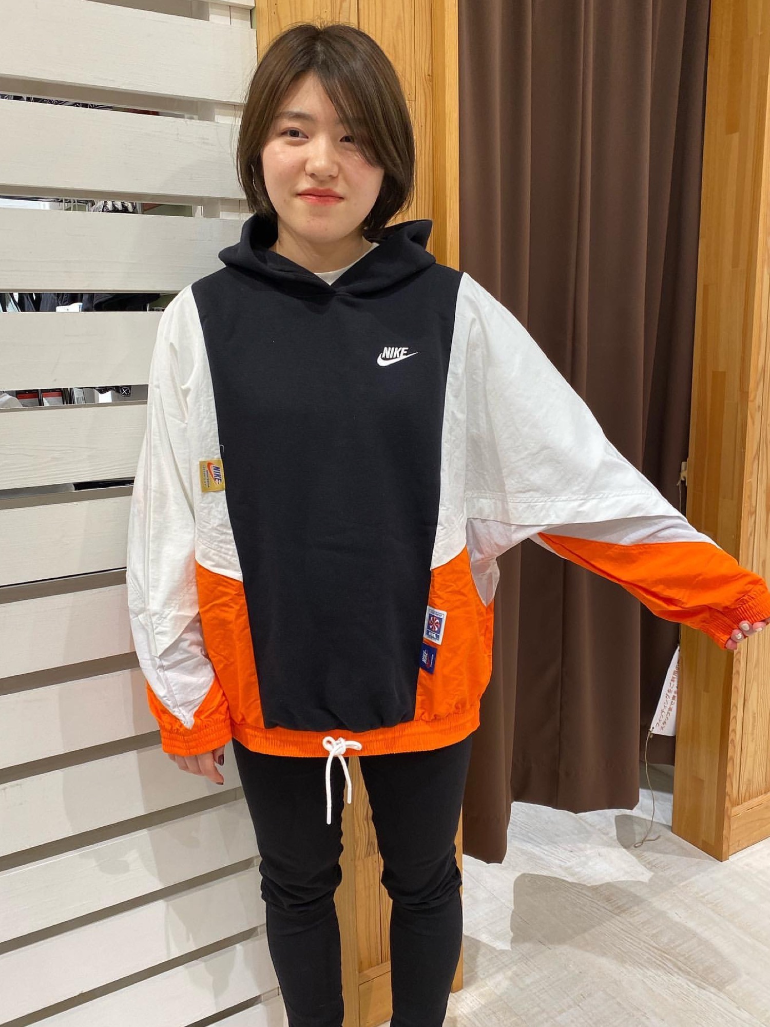 NIKE◆パーカー/S/コットン/マルチカラー/無地/CJ2030-010 NIKE(ナイキ) / パーカー/M/コットン/マルチカラー/CJ2030-010