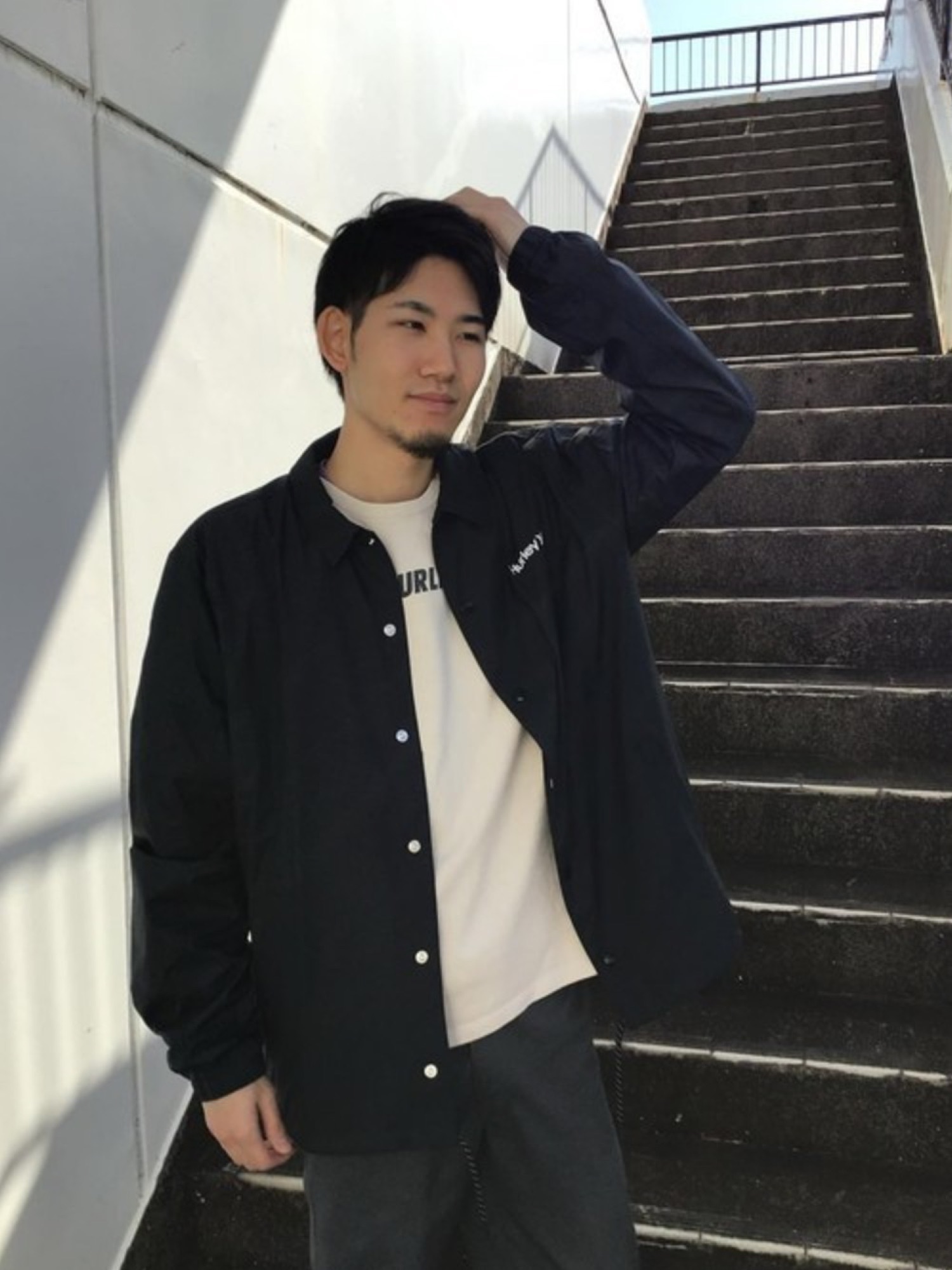 Hurley （ハーレー）の「HURLEY/ハーレー CI2655 コーチジャケット 