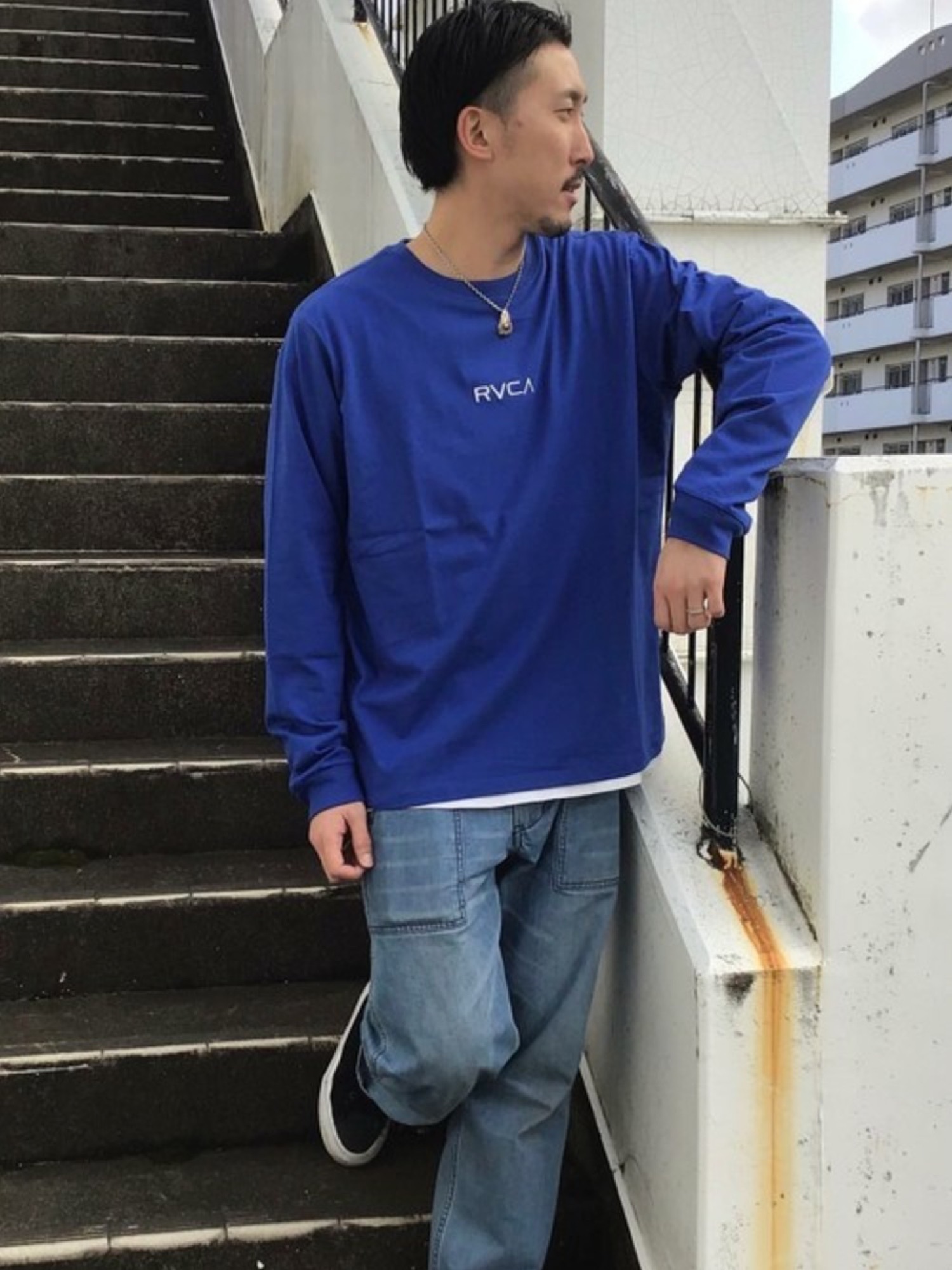 RVCA（ルーカ）の「ボックスシルエットロンT BA041051（Tシャツ 
