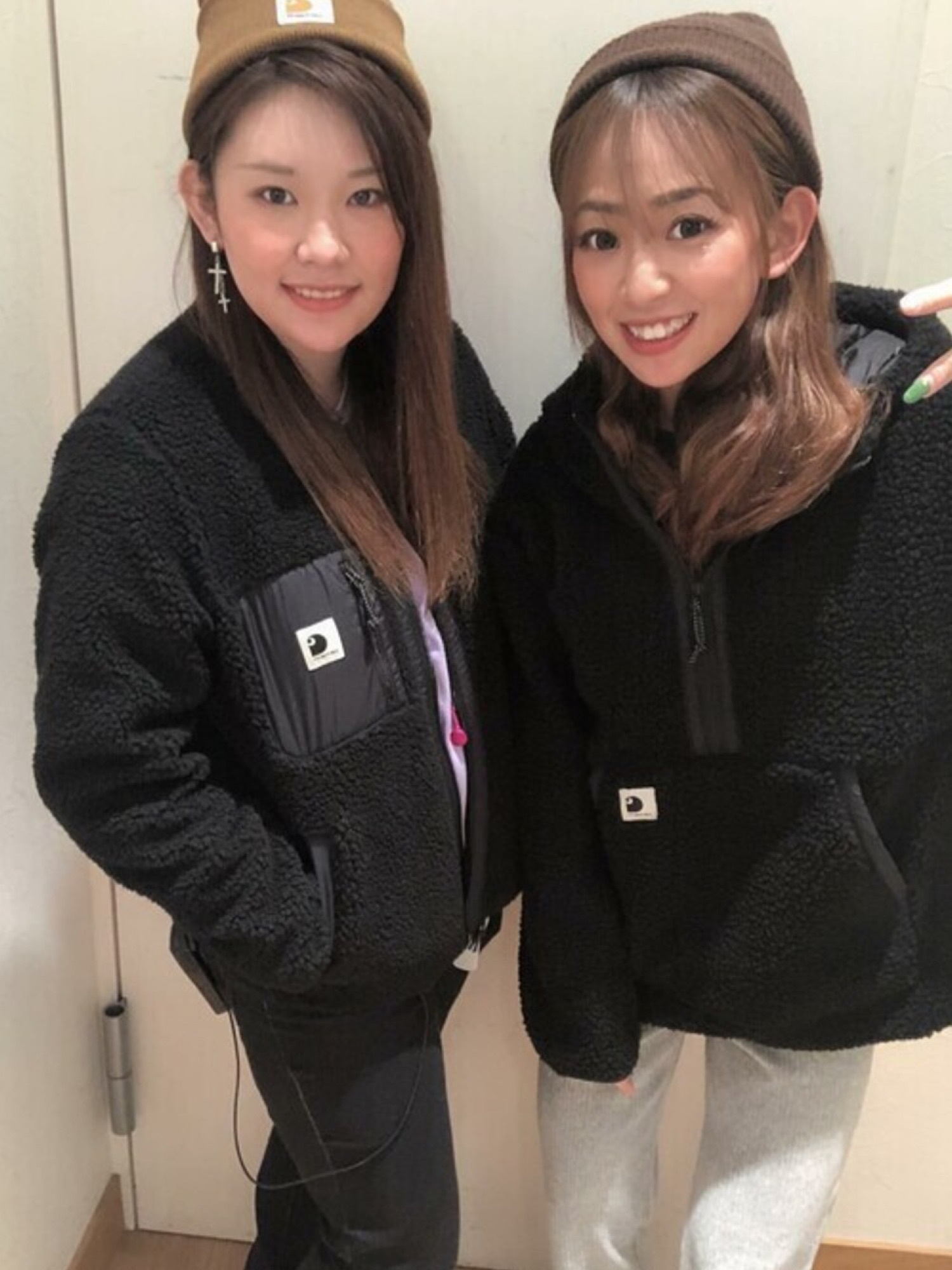 carhartt ブラック ノーカラージャケット S Carhartt（カーハート）の「Carhartt/カーハート ノーカラー
