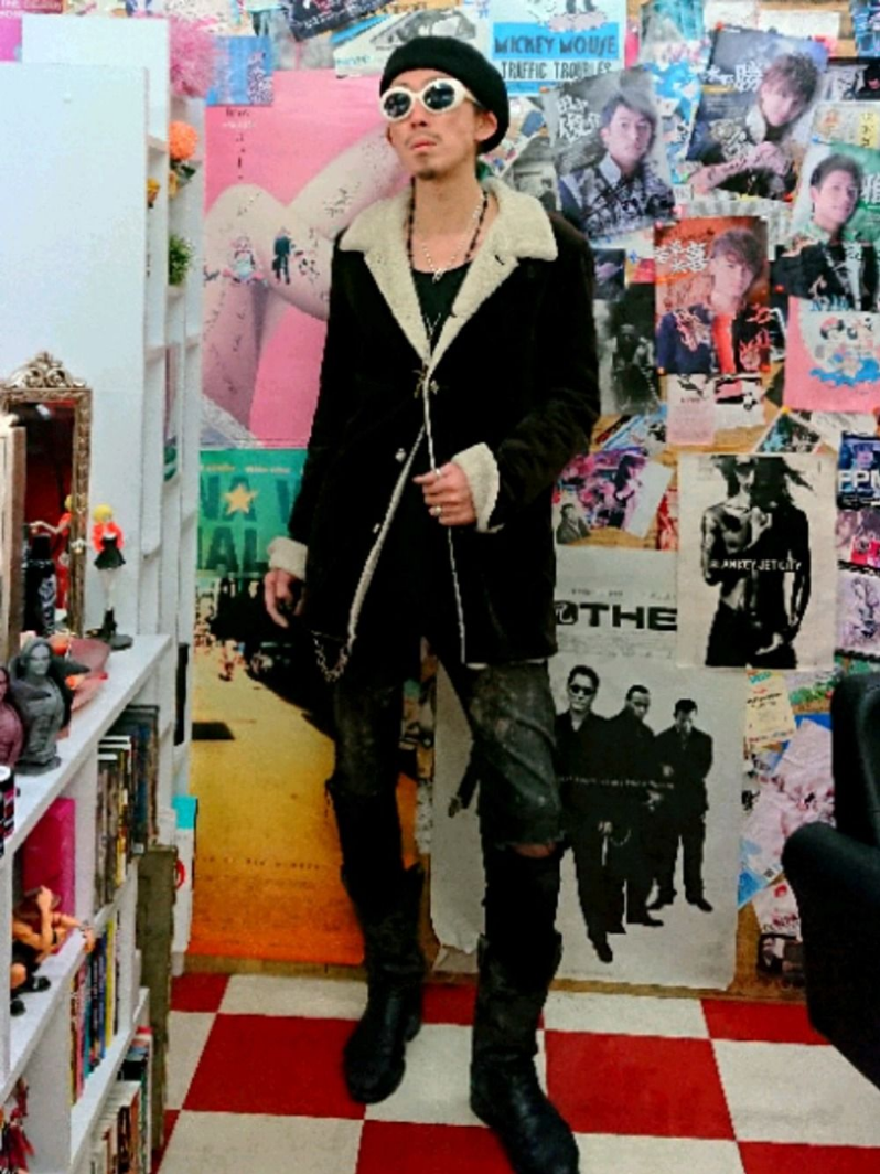 RUDE GALLERY ランチコート ルードギャラリー 浅井健一 ワンオク ルードギャラリーランチコート浅井健一着