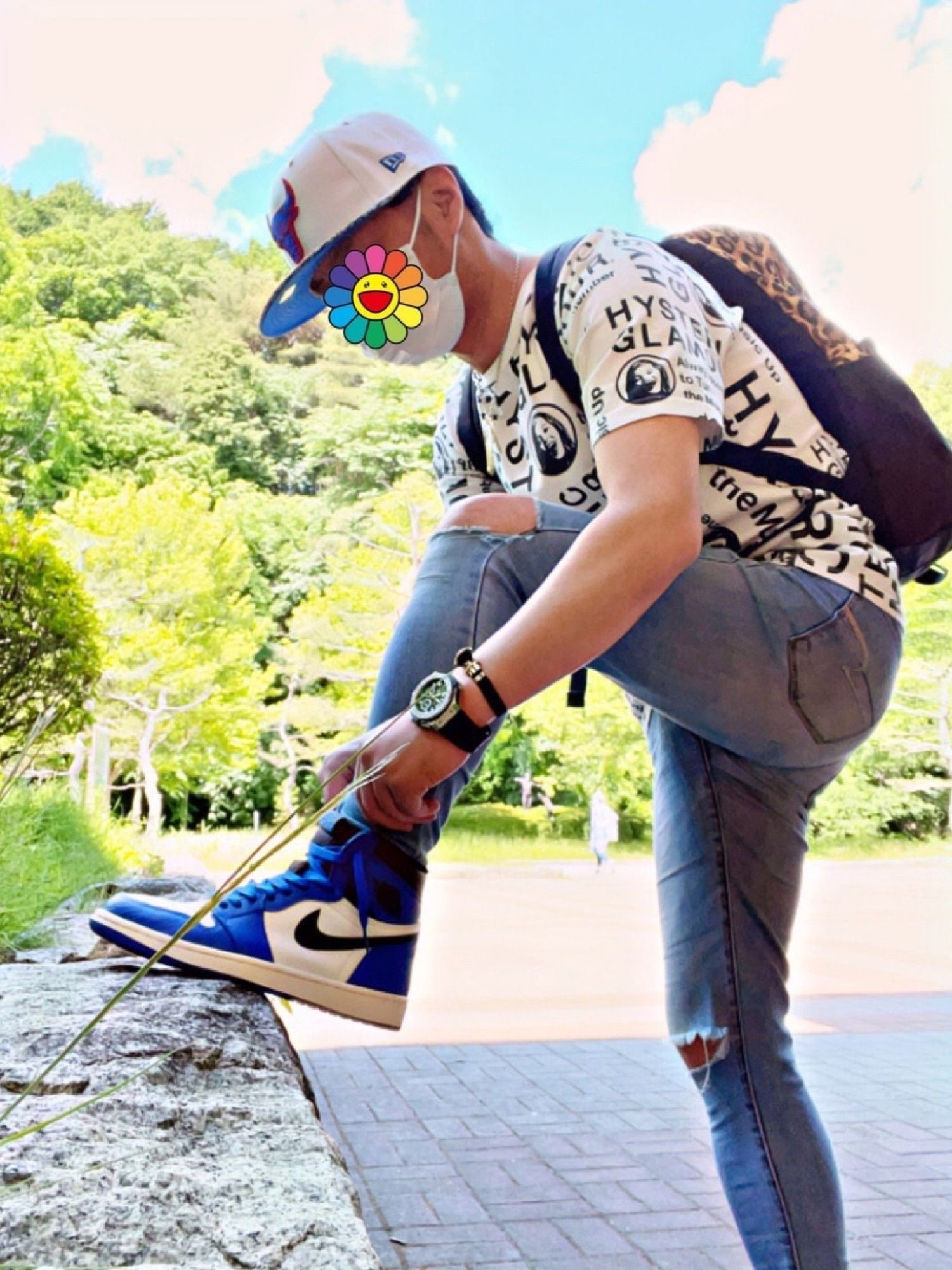 スニーカーを使った「game royal」の人気ファッション
