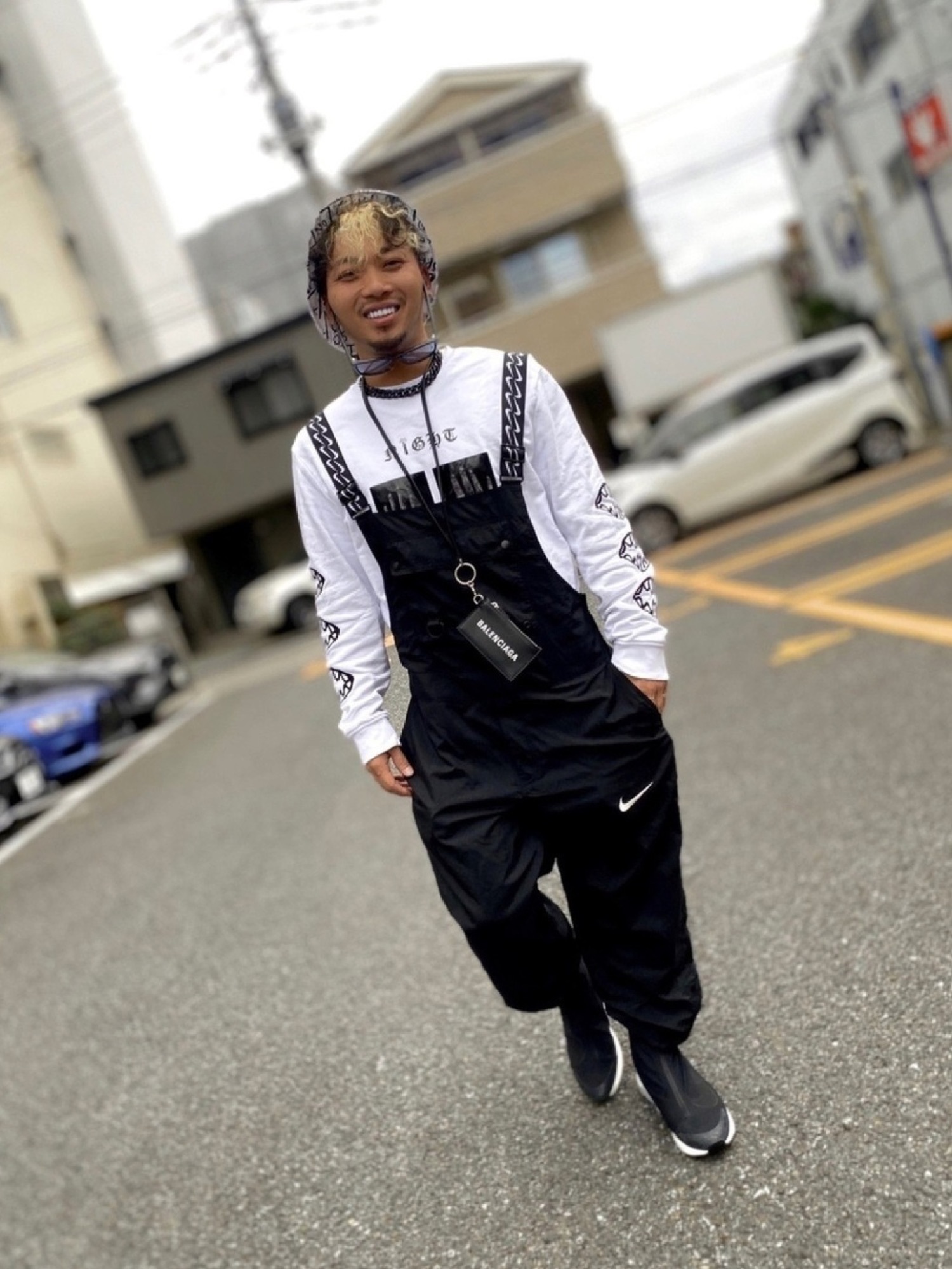 NIKE オーバーオール　サロペット 激レア】未使用 NIKE ナイキ オーバーオール サロペット オフ