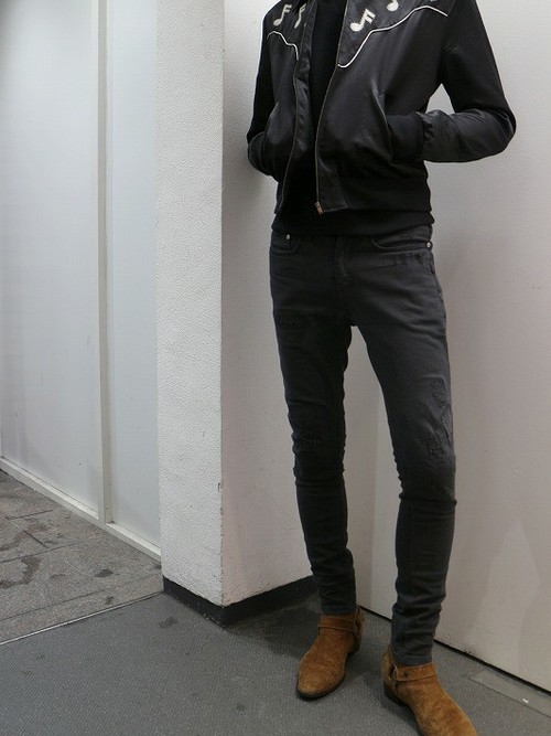 SAINT LAURENT PARIS【16A/W】音符柄ブルゾン ジャケット 頼みこみ