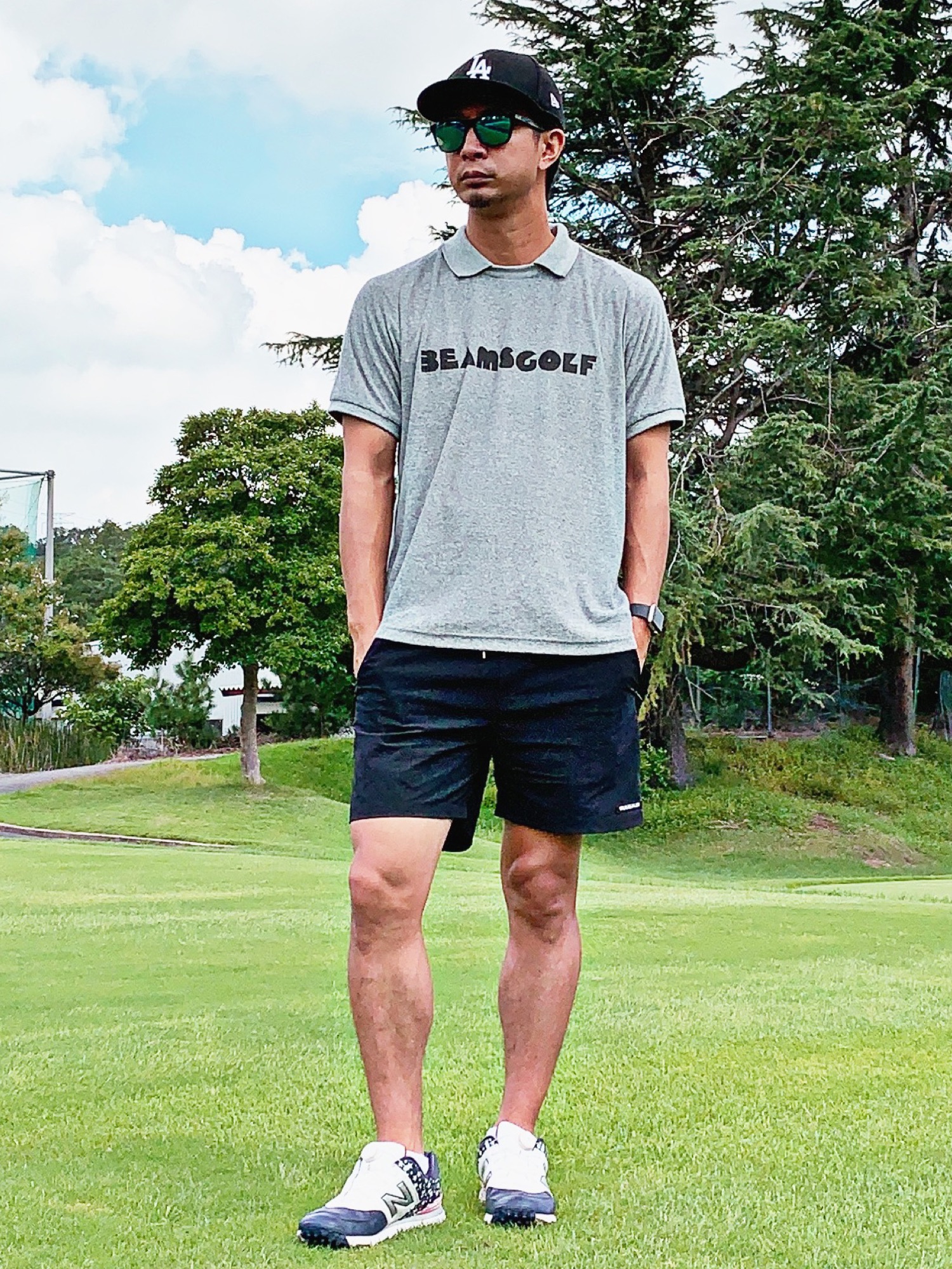 mitsuru｜BEAMS GOLFのポロシャツを使ったコーディネート - WEAR