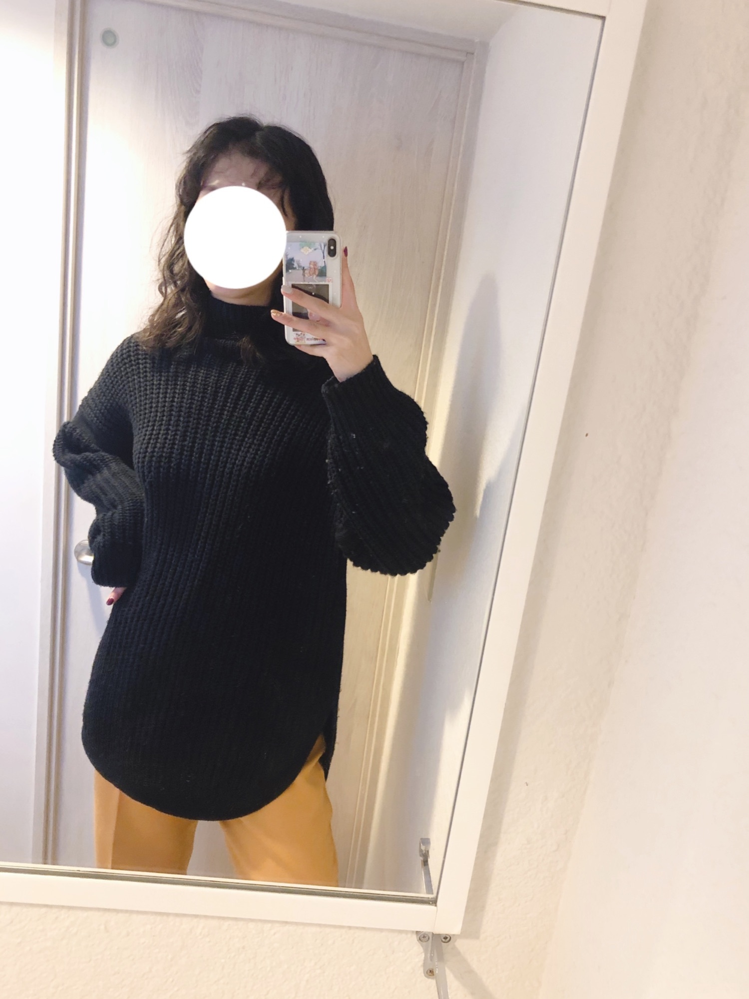 moussy ROUND HEM セーター moussy - ROUND HEM SWEATERの通販 by sm's shop｜マウジーならラクマ