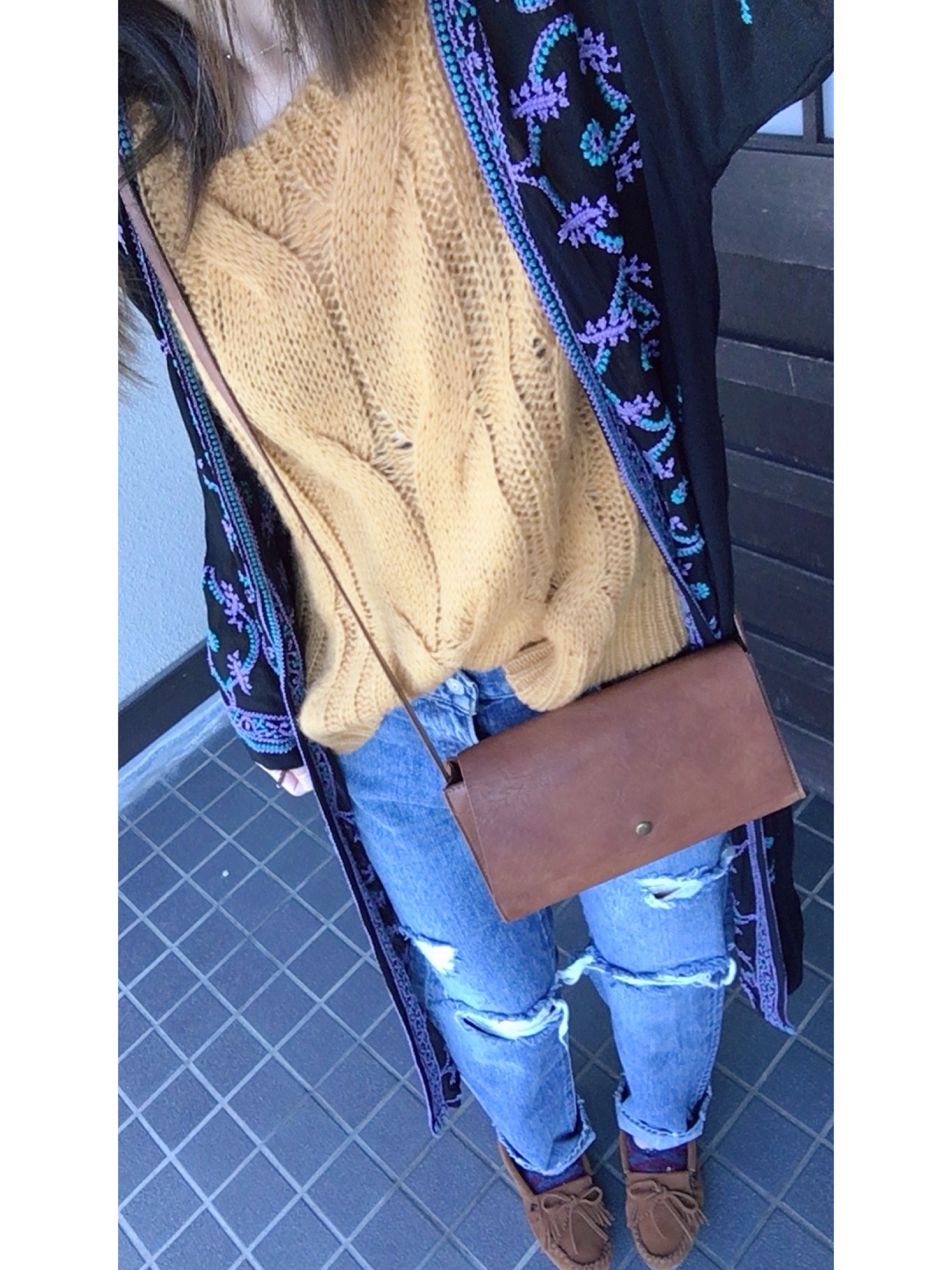 TODAYFUL（トゥデイフル）の「エンブロイダリーロングガウン