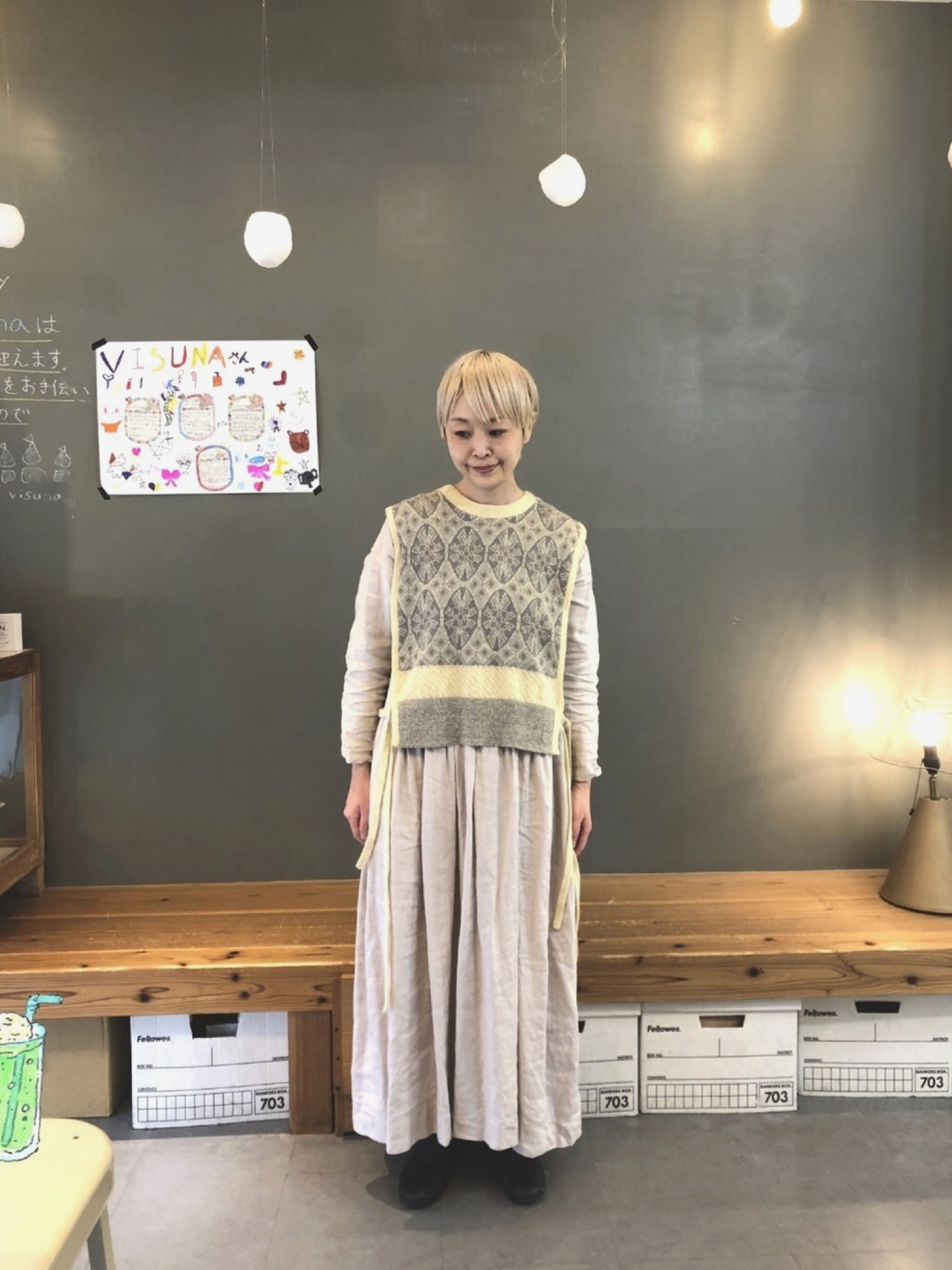 nitca（ニトカ）の「オーバルトライアングルジャガード ベスト（ベスト