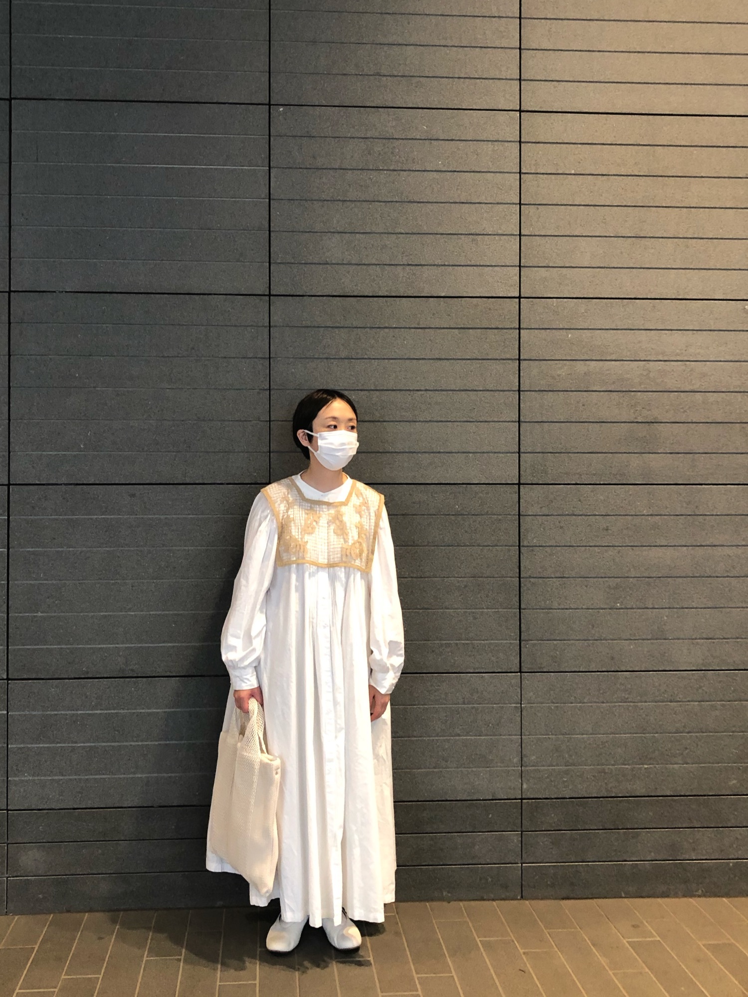 6（ロク）の「＜6(ROKU)＞LACE BIB/トップス Ψ（その他トップス