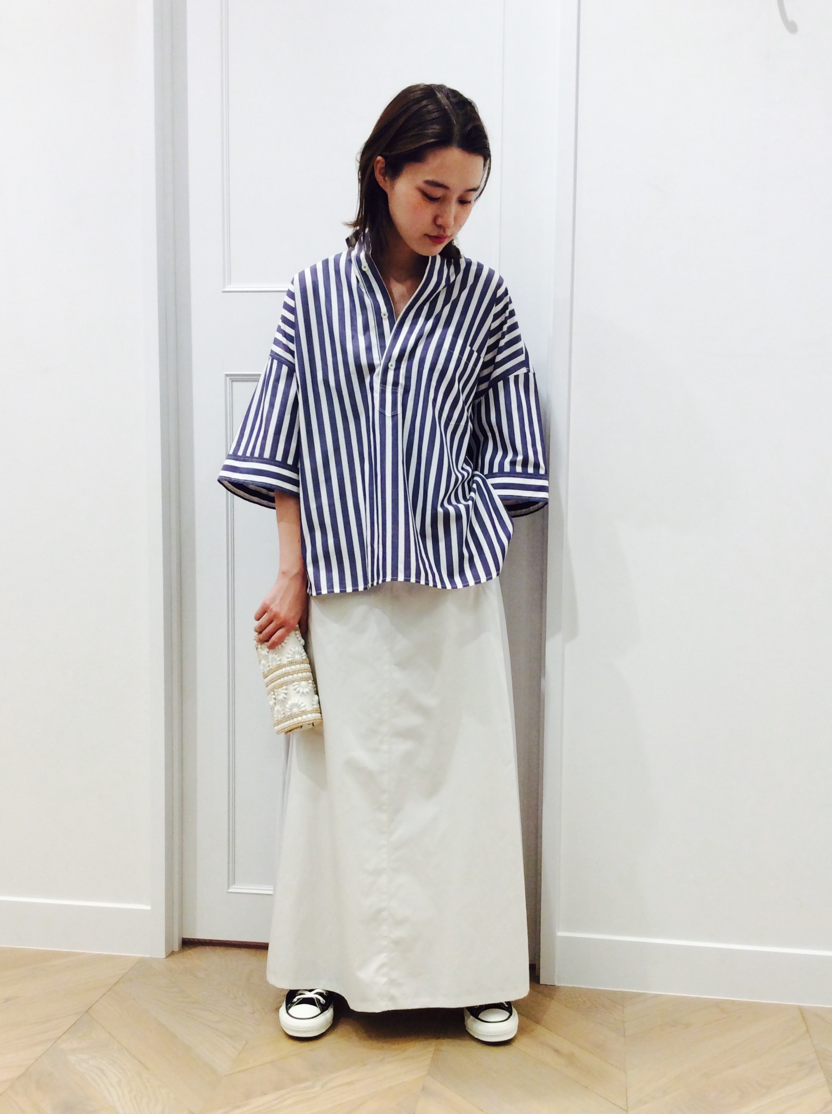 TICCA×UR　別注半袖スクエアビッグシャツプルオーバー TICCA×UR 別注半袖スクエアビッグシャツプルオーバー （シャツ