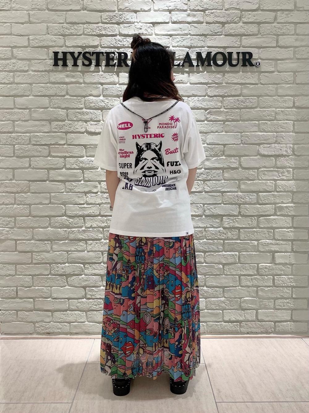 HYSTERIC GLAMOUR（ヒステリックグラマー）の「MORE FUN柄 プリーツ