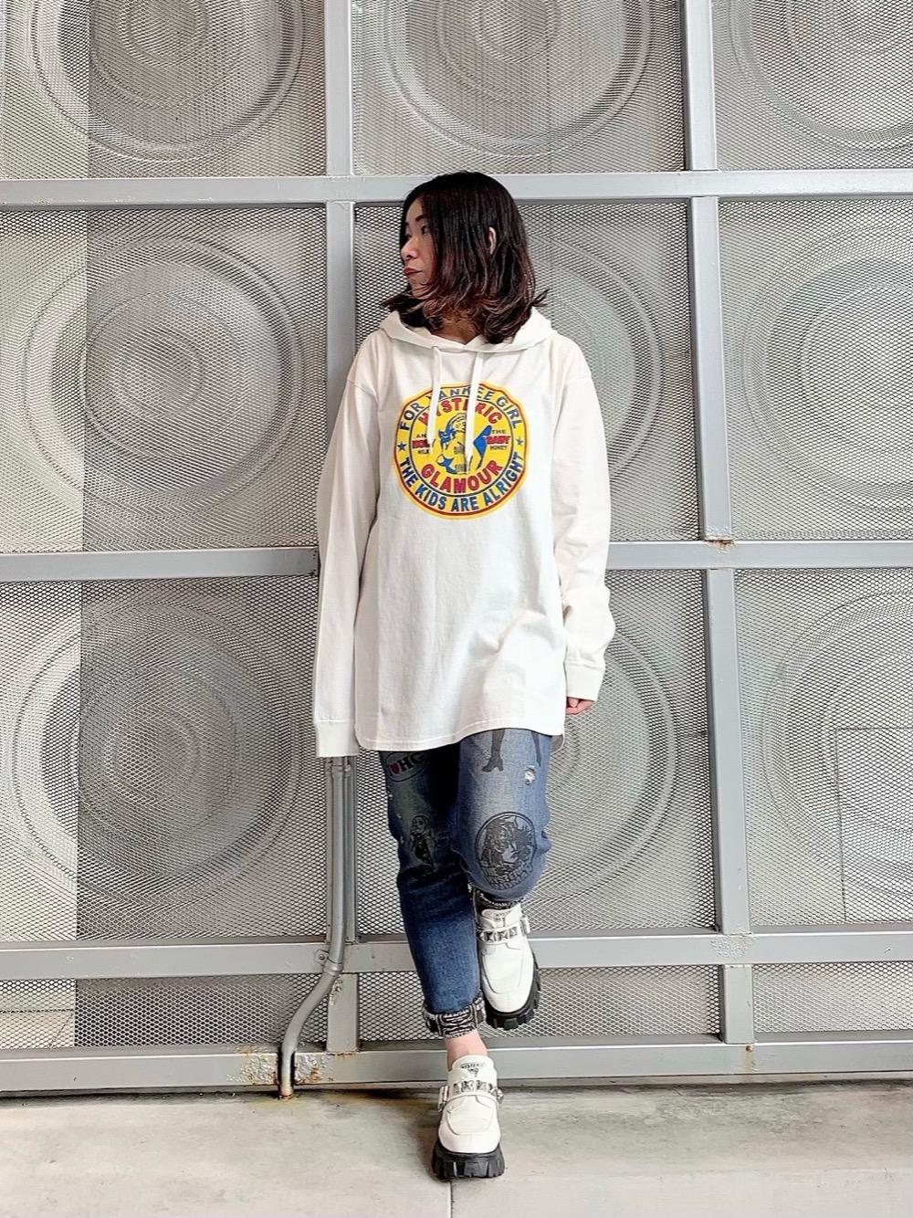 HYSTERIC GLAMOUR（ヒステリックグラマー）の「YANKEE GIRL パーカー