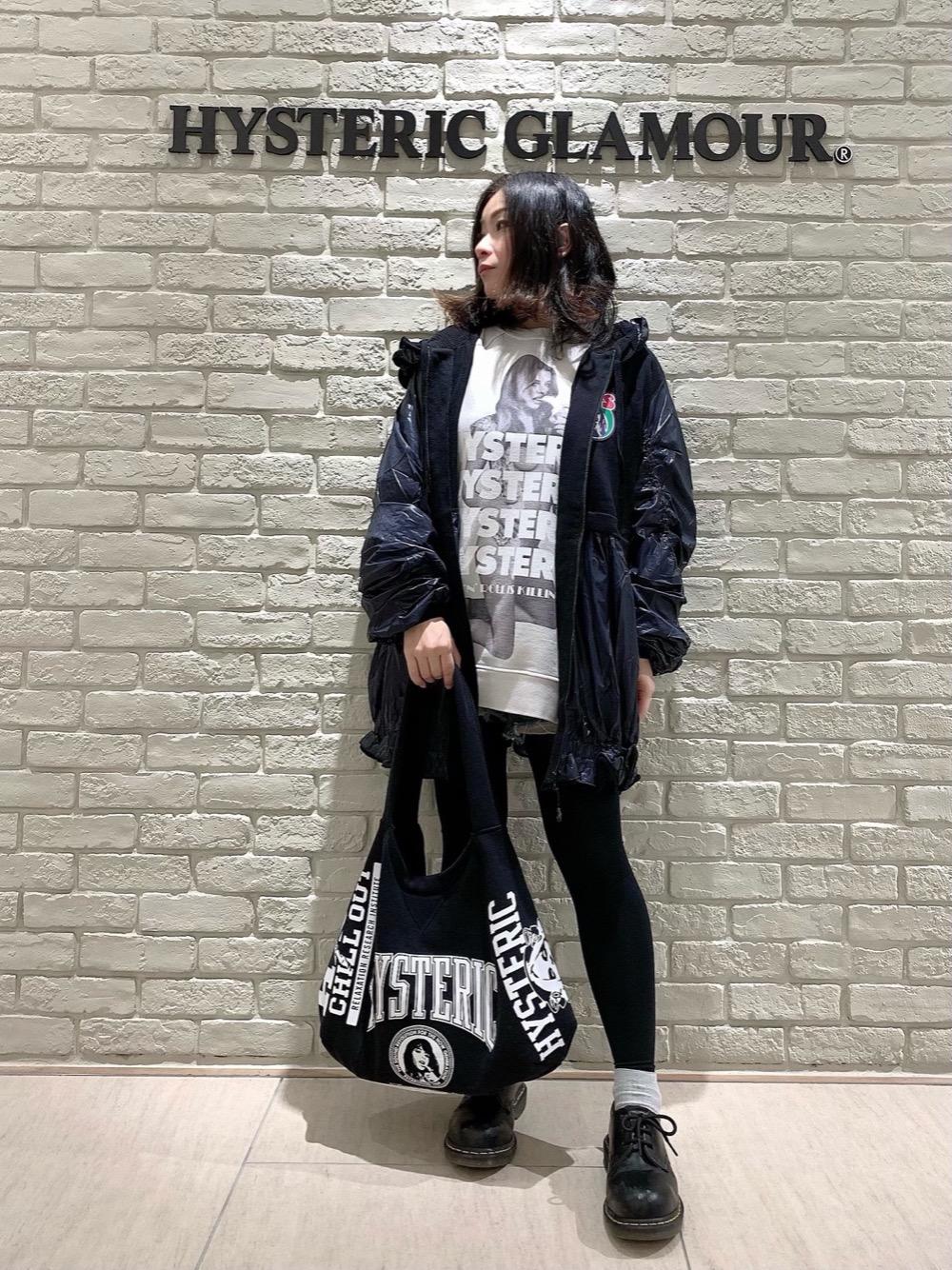 ヒステリックグラマー　CIRCLE WOMAN HEADナイロン×ニットブルゾン HYSTERIC GLAMOUR（ヒステリックグラマー）の「CIRCLE WOMAN