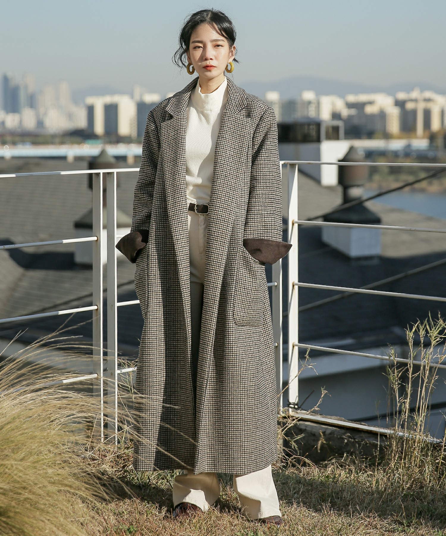 千鳥柄コート」のレディース人気ファッションコーディネート - WEAR