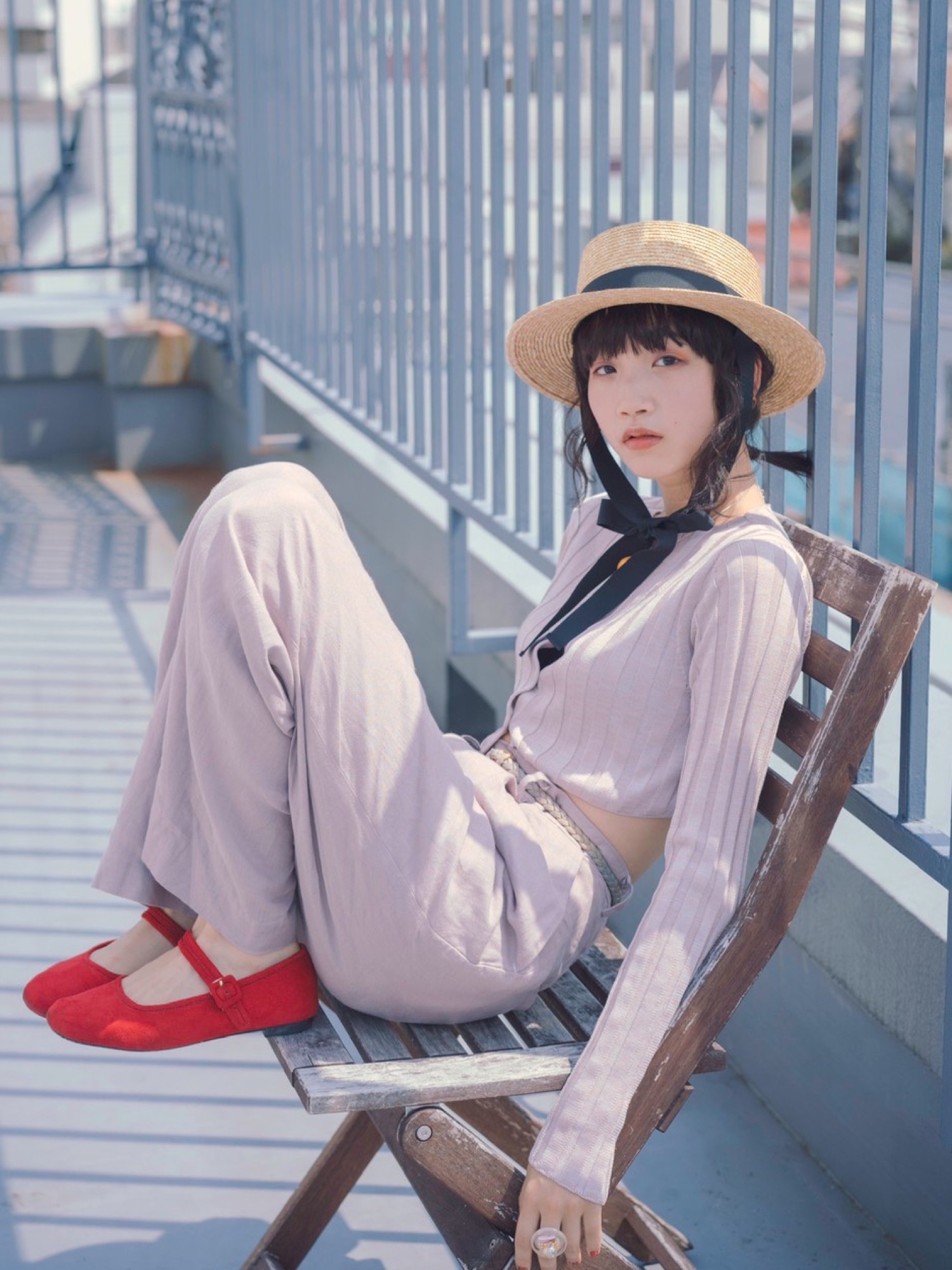 SHIPSのアイテムを使った「セットアップ風」のレディース人気 
