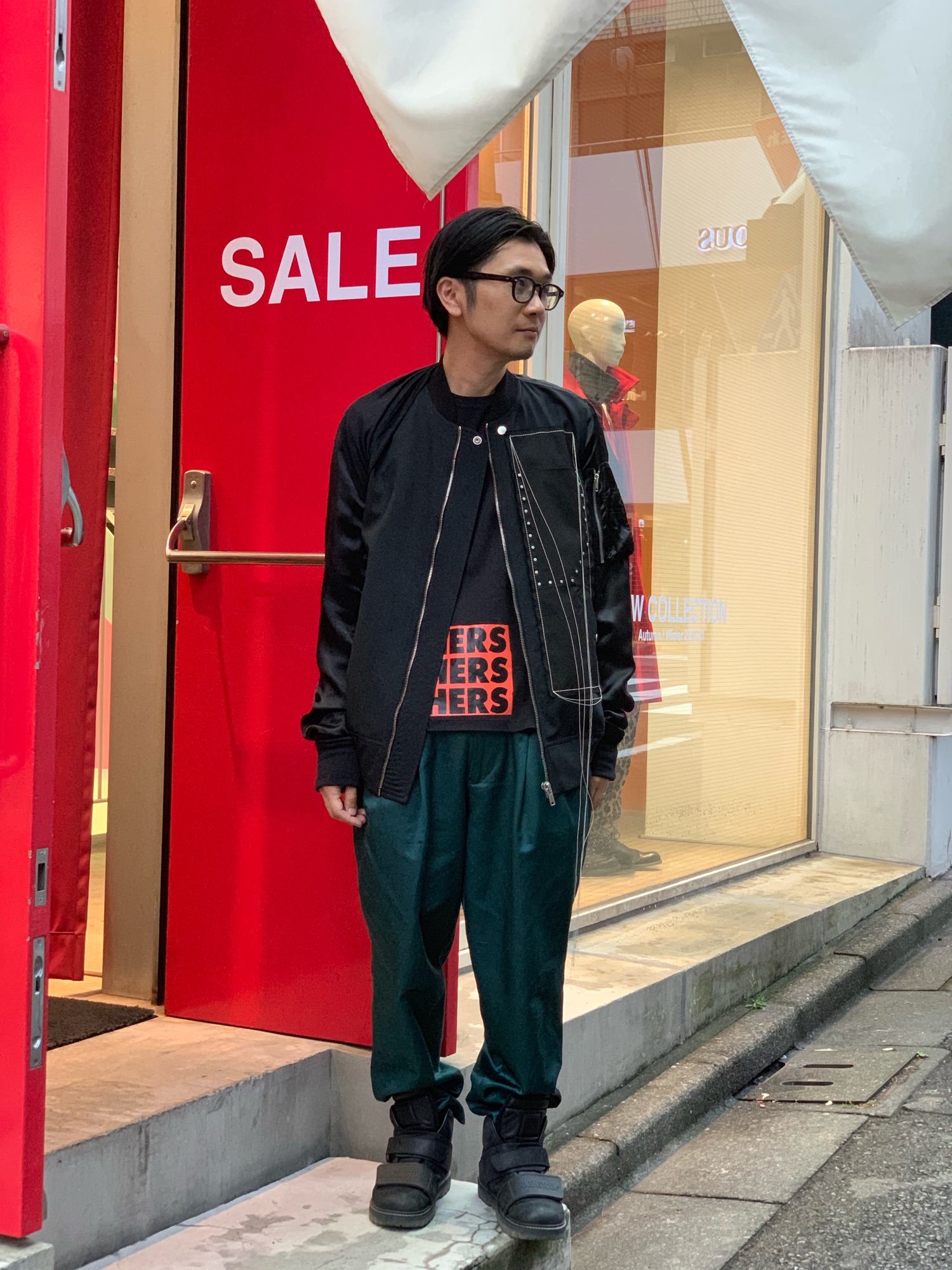 Rick Owensのブルゾンを使った人気ファッションコーディネート